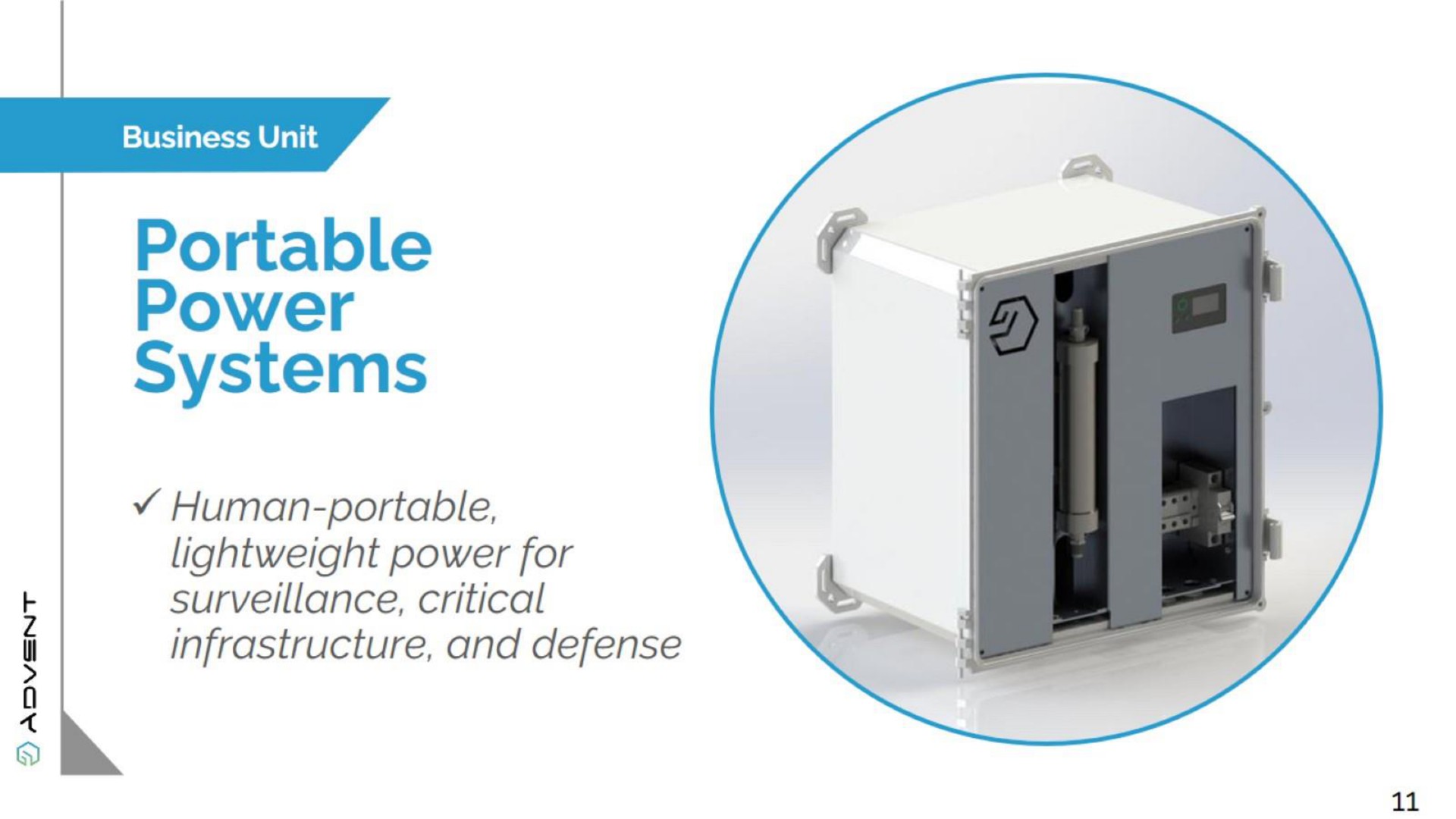 portable power systems human portable lightweight power for surveillance critical infrastructure and defense | Advent