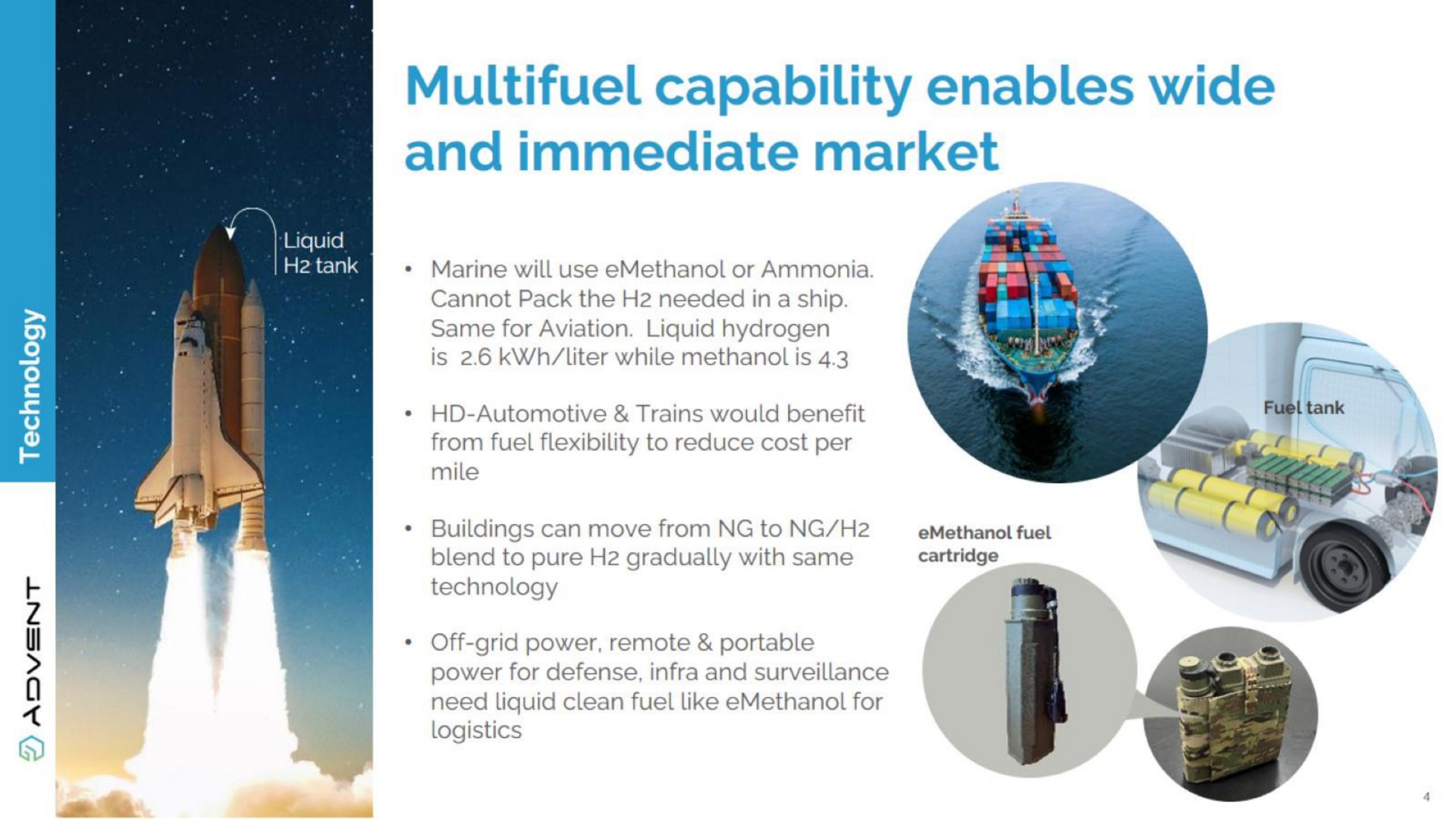 capability enables wide and immediate market | Advent