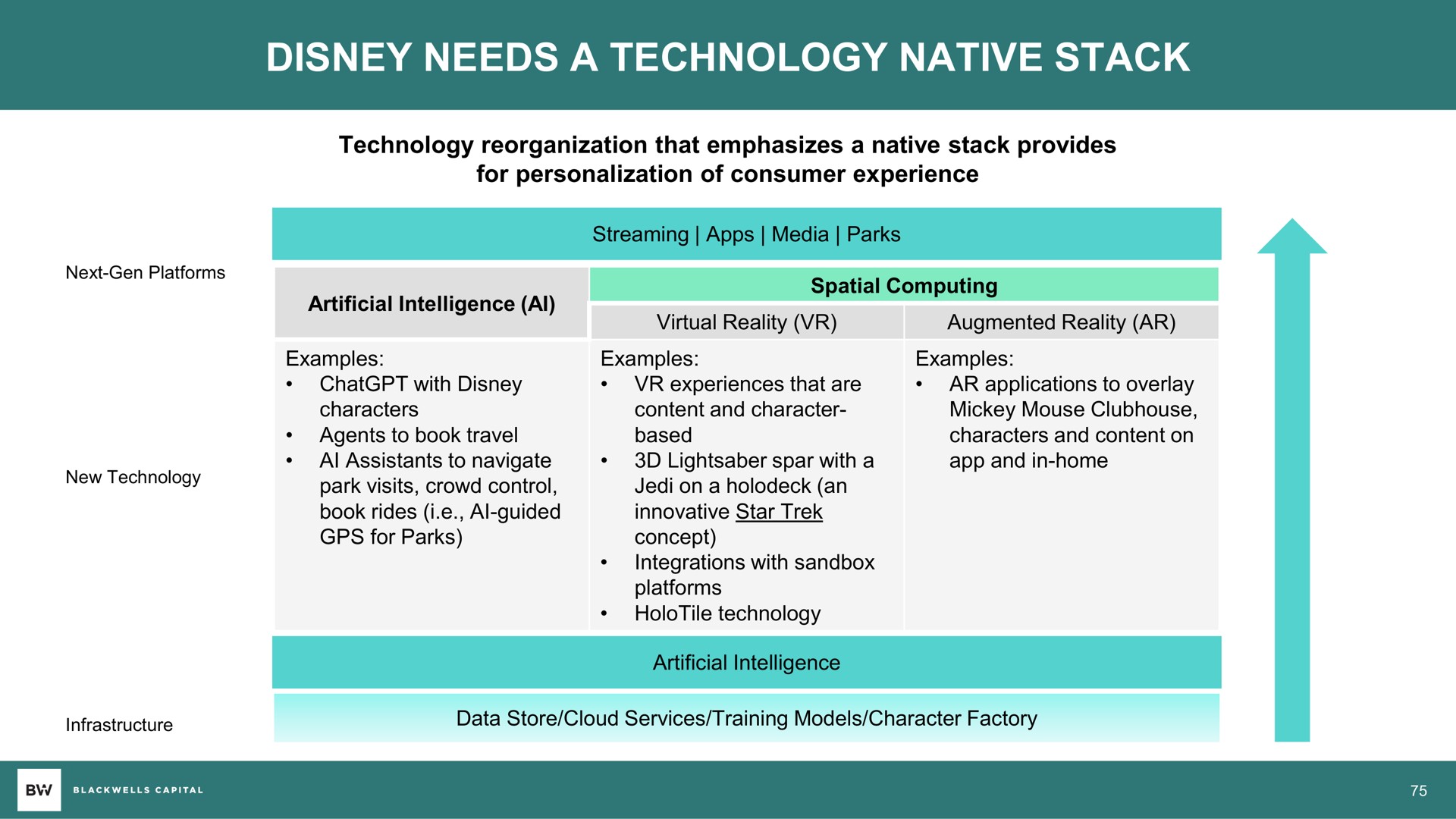 needs a technology native stack | Blackwells Capital