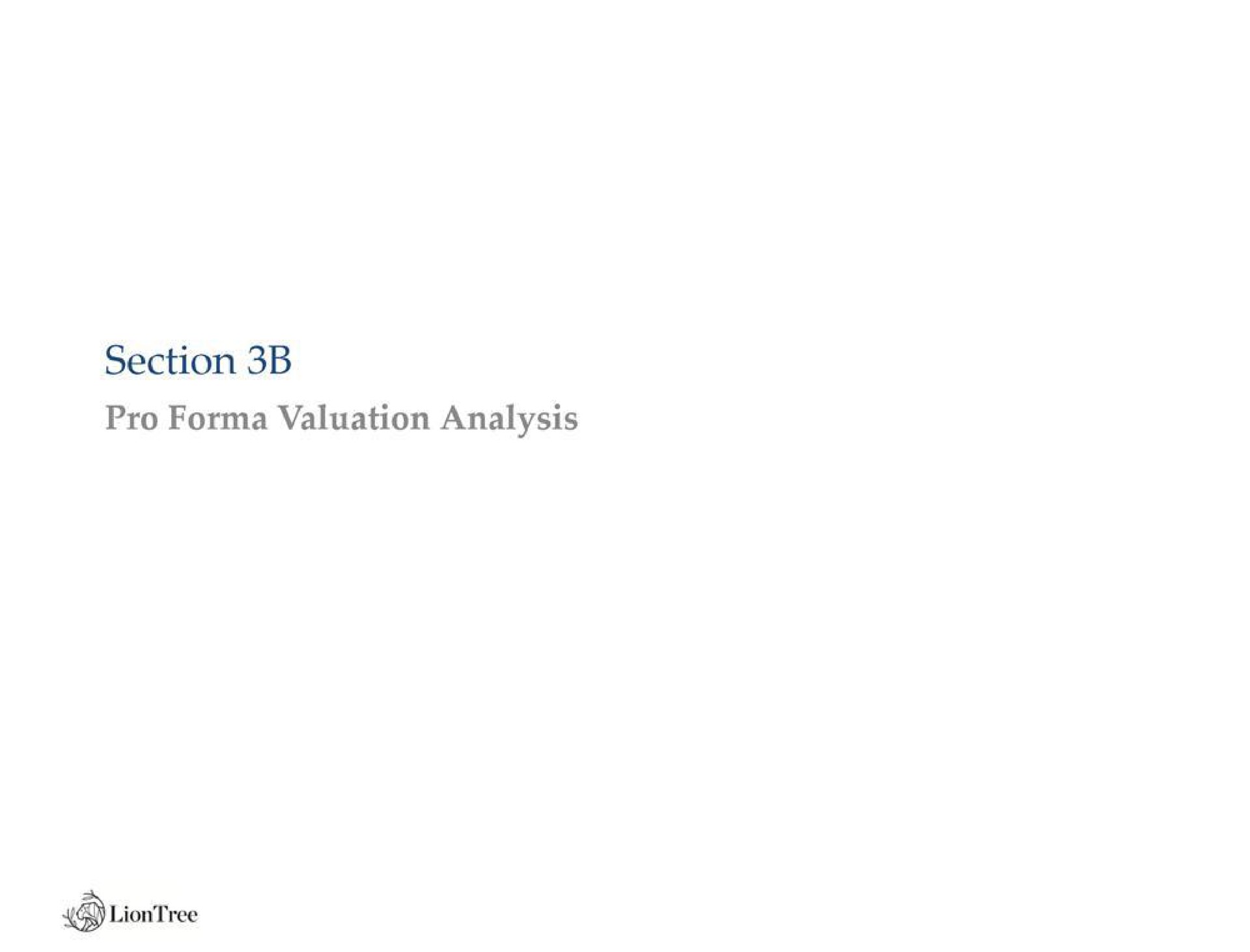 section pro valuation analysis | LionTree