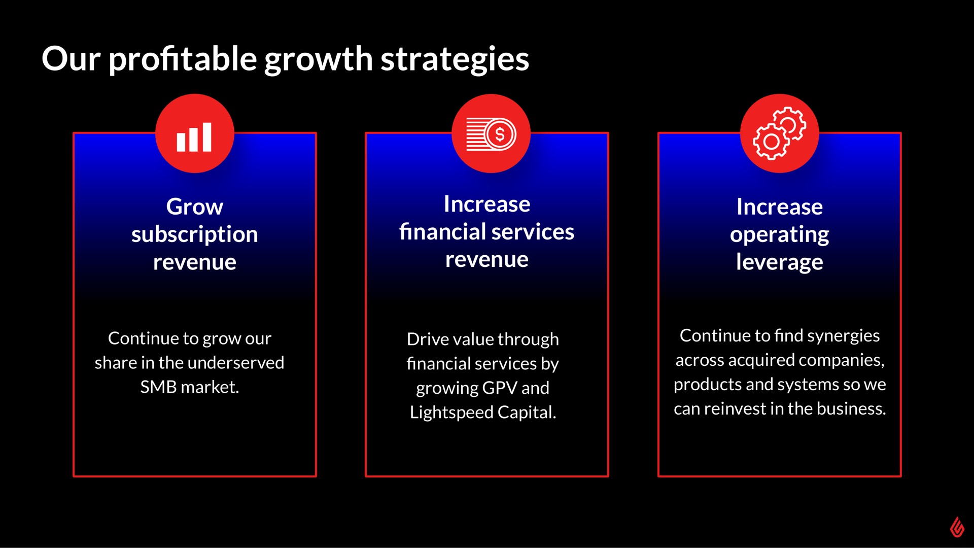 our pro table growth strategies profitable | Lightspeed