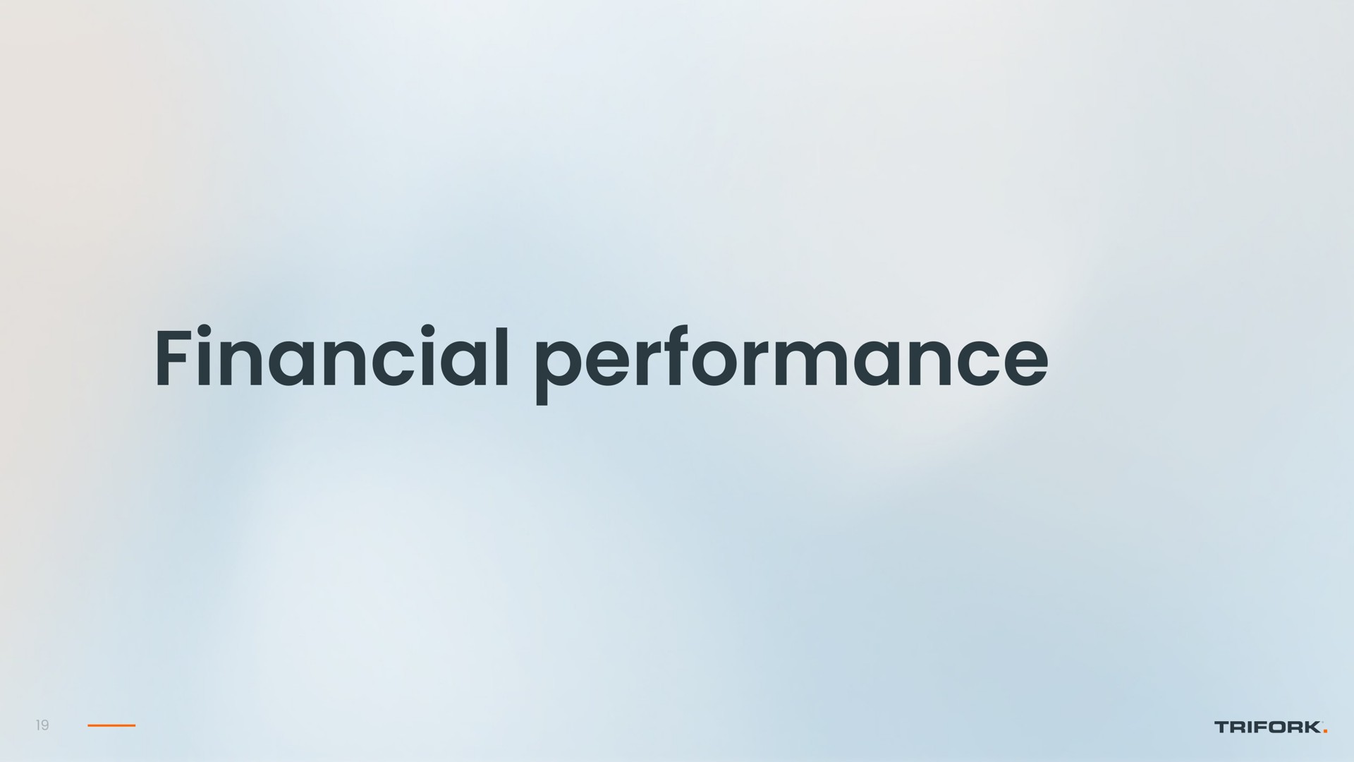 financial performance | Trifork