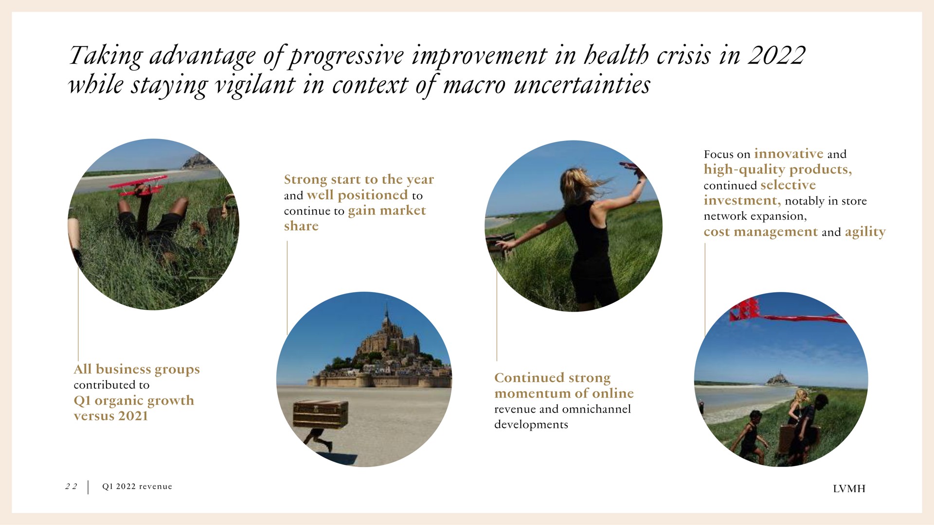 taking advantage of progressive improvement in health crisis in while staying vigilant in context of macro uncertainties | LVMH