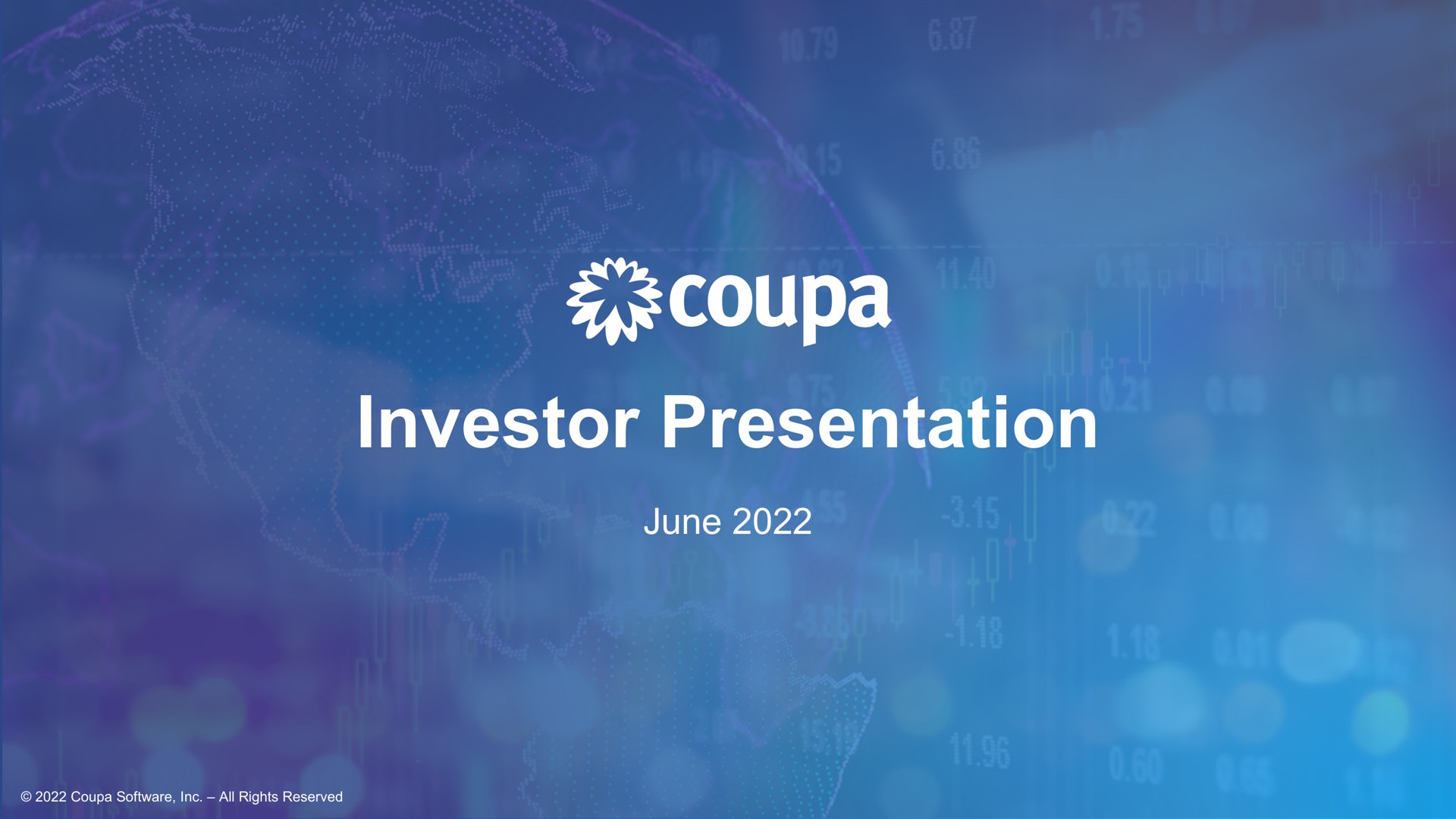 investor presentation act toy june | Coupa