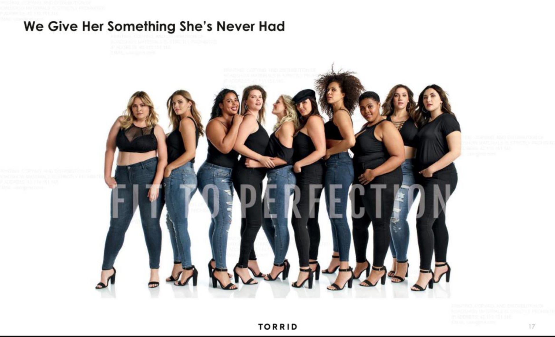 we give her something she never had | Torrid