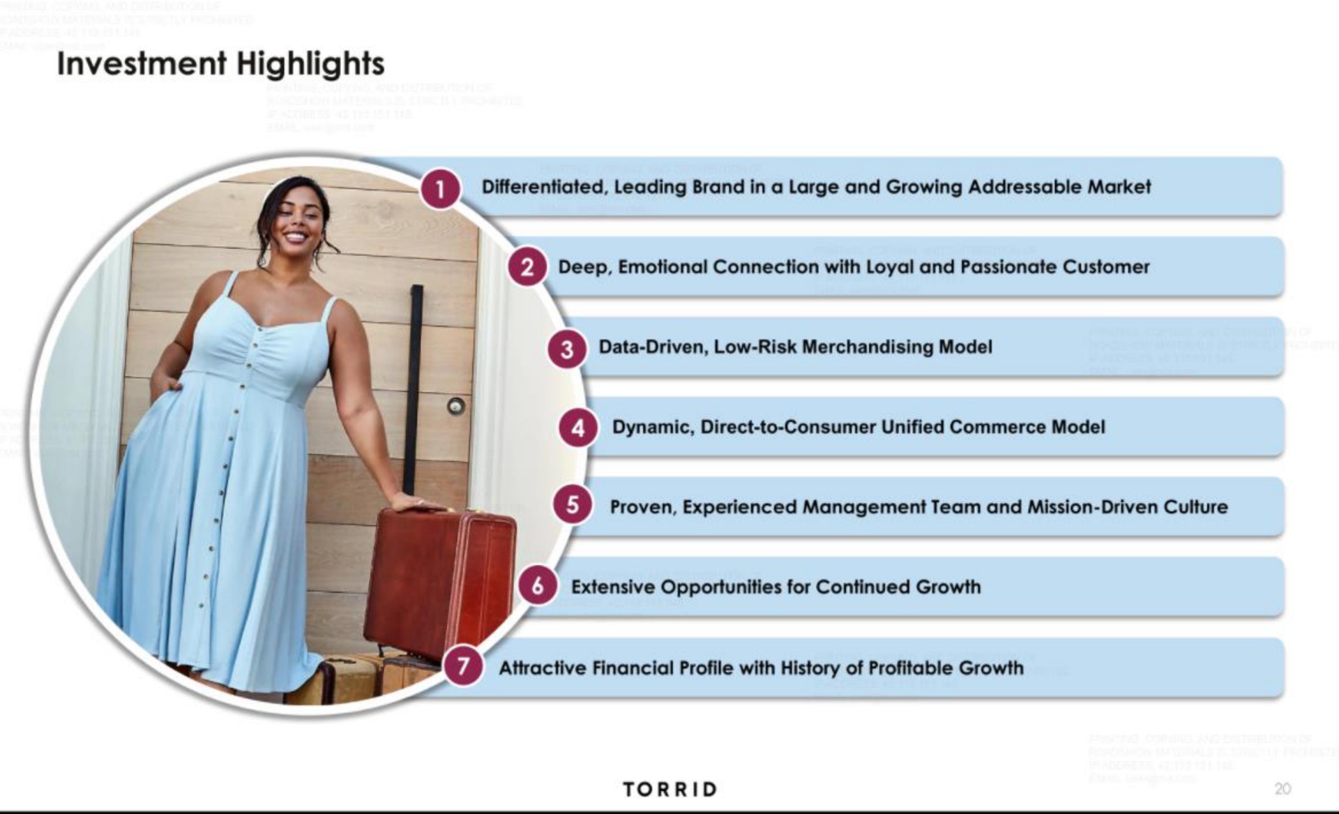 investment highlights data driven low risk merchandising model dynamic direct to consumer unified commerce model | Torrid