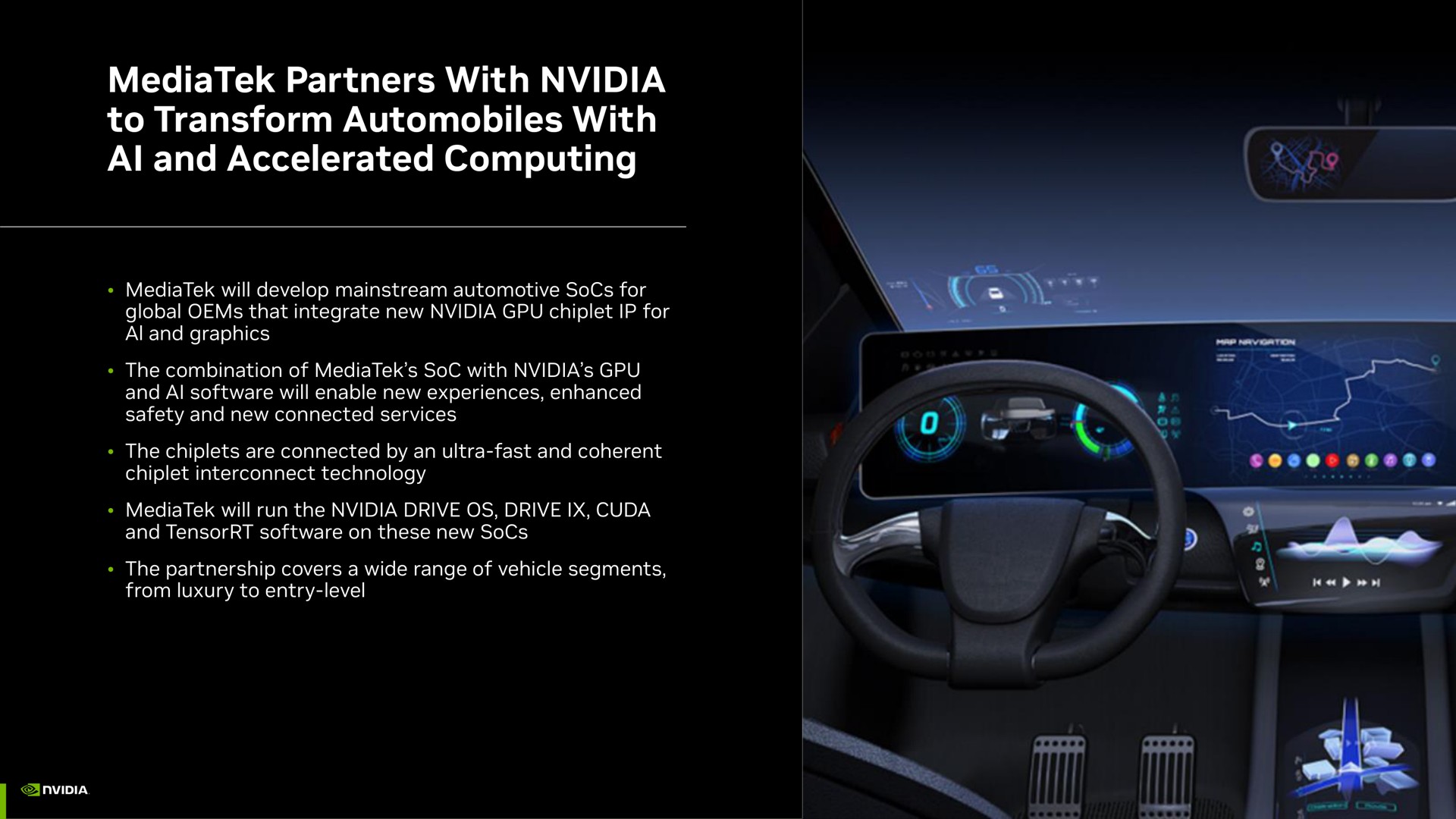 partners with to transform automobiles with and accelerated computing | NVIDIA