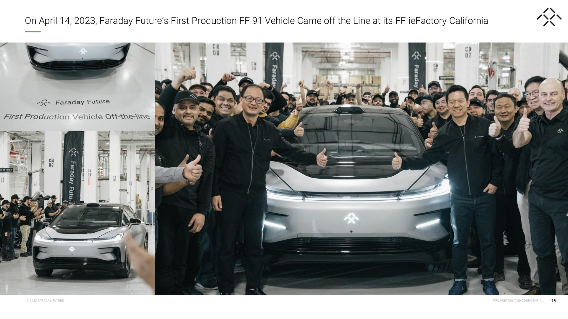 on faraday future first production vehicle came off the line at its | Faraday Future