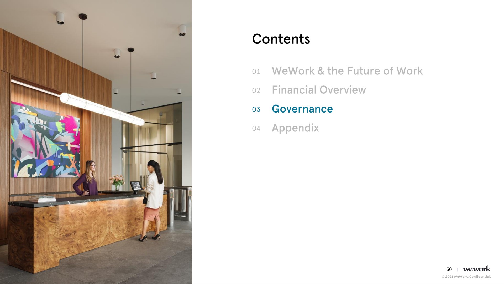 contents financial overview appendix | WeWork