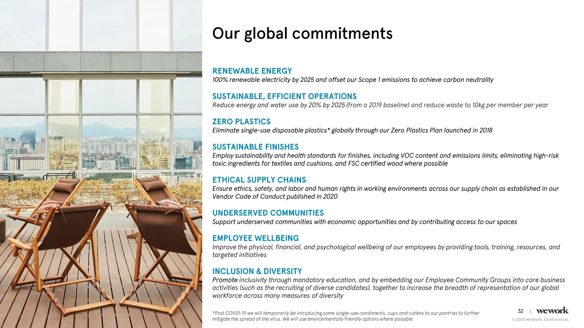 our global commitments | WeWork