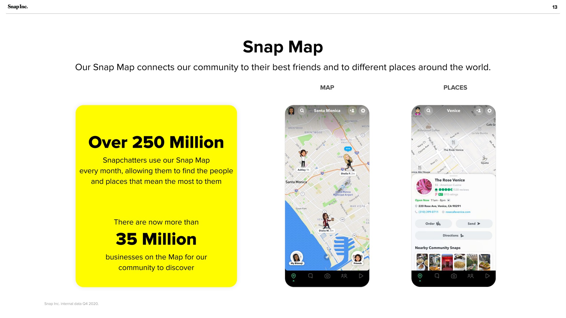 snap map wot ams over million million | Snap Inc