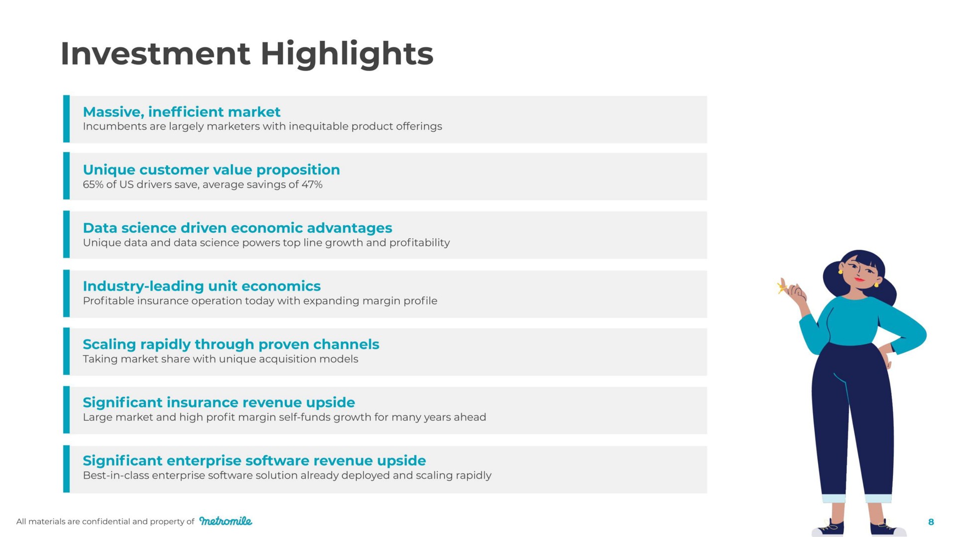 investment highlights | Metromile