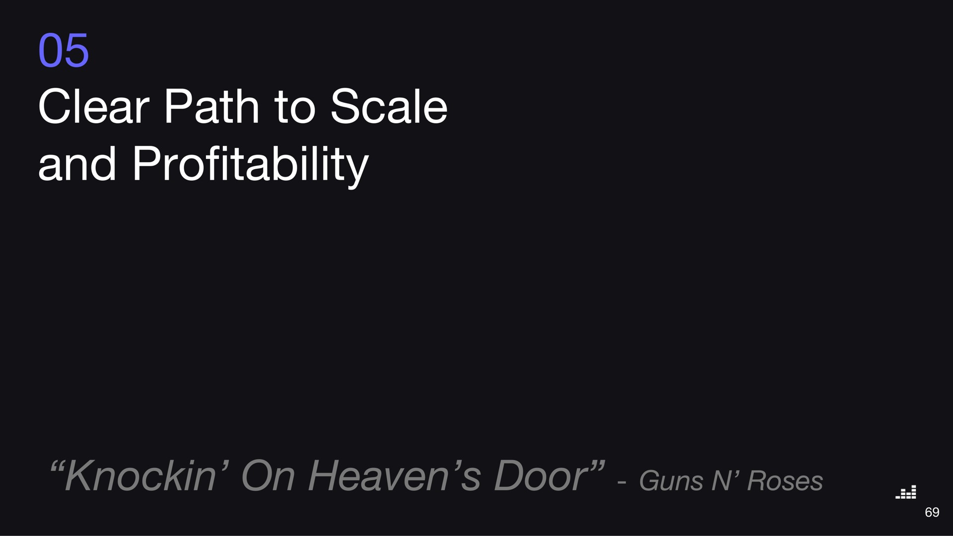 clear path to scale and profitability on heaven door guns roses | Deezer