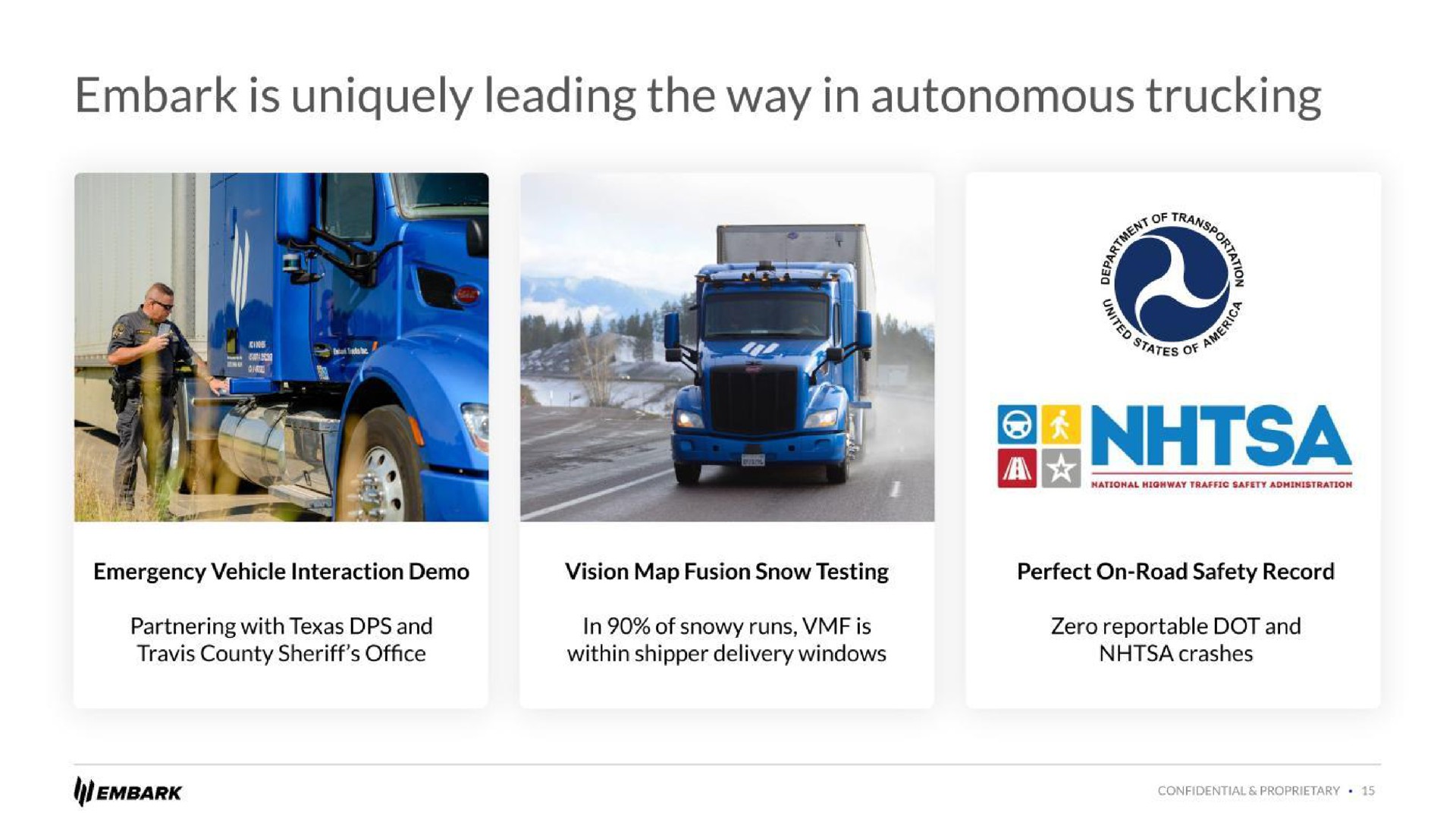 embark is uniquely leading the way in autonomous trucking a | Embark