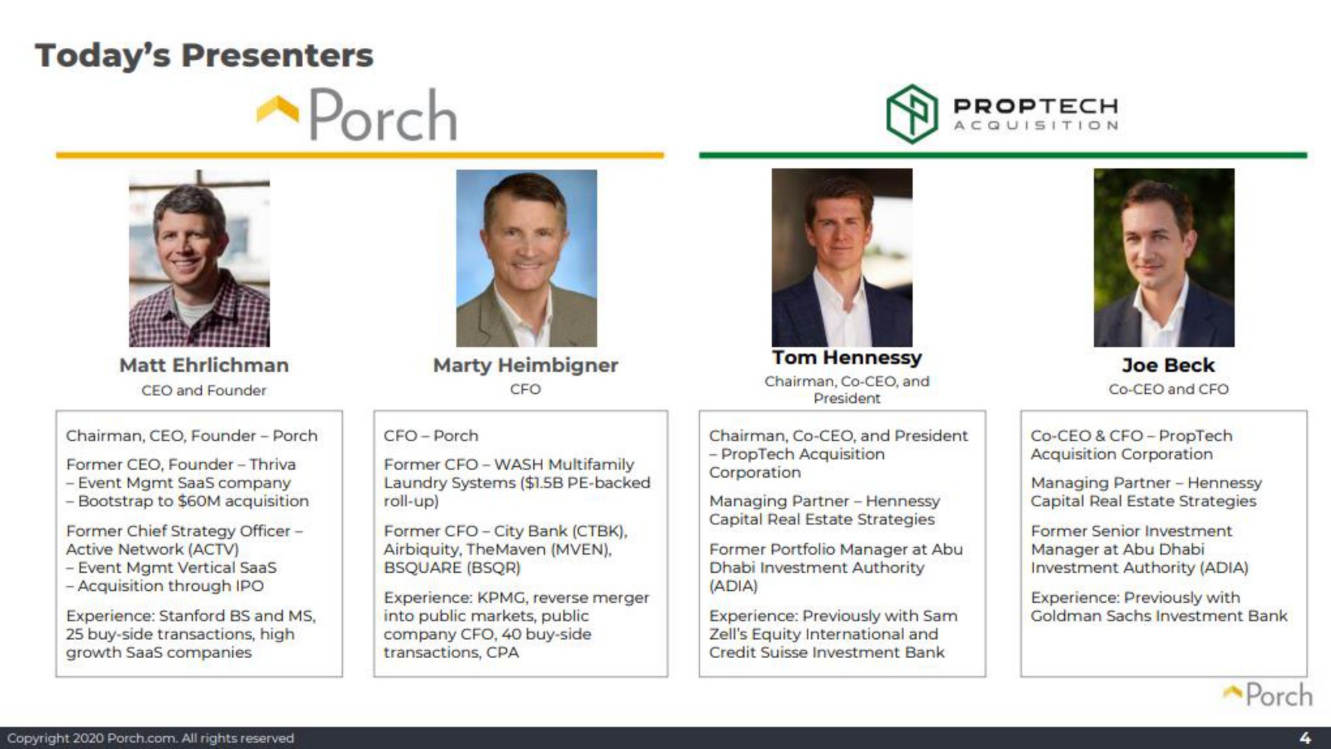 today presenters porch | Porch