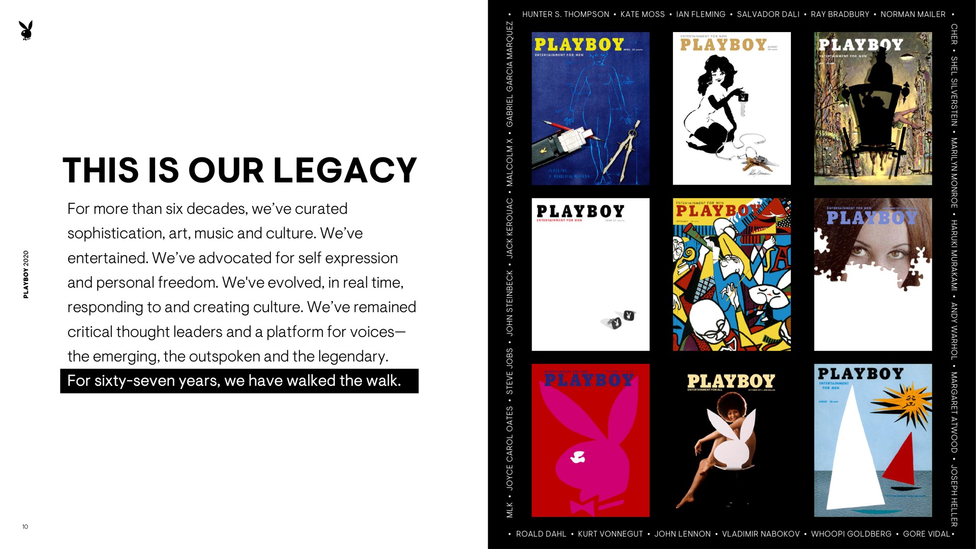 this is our legacy | Playboy