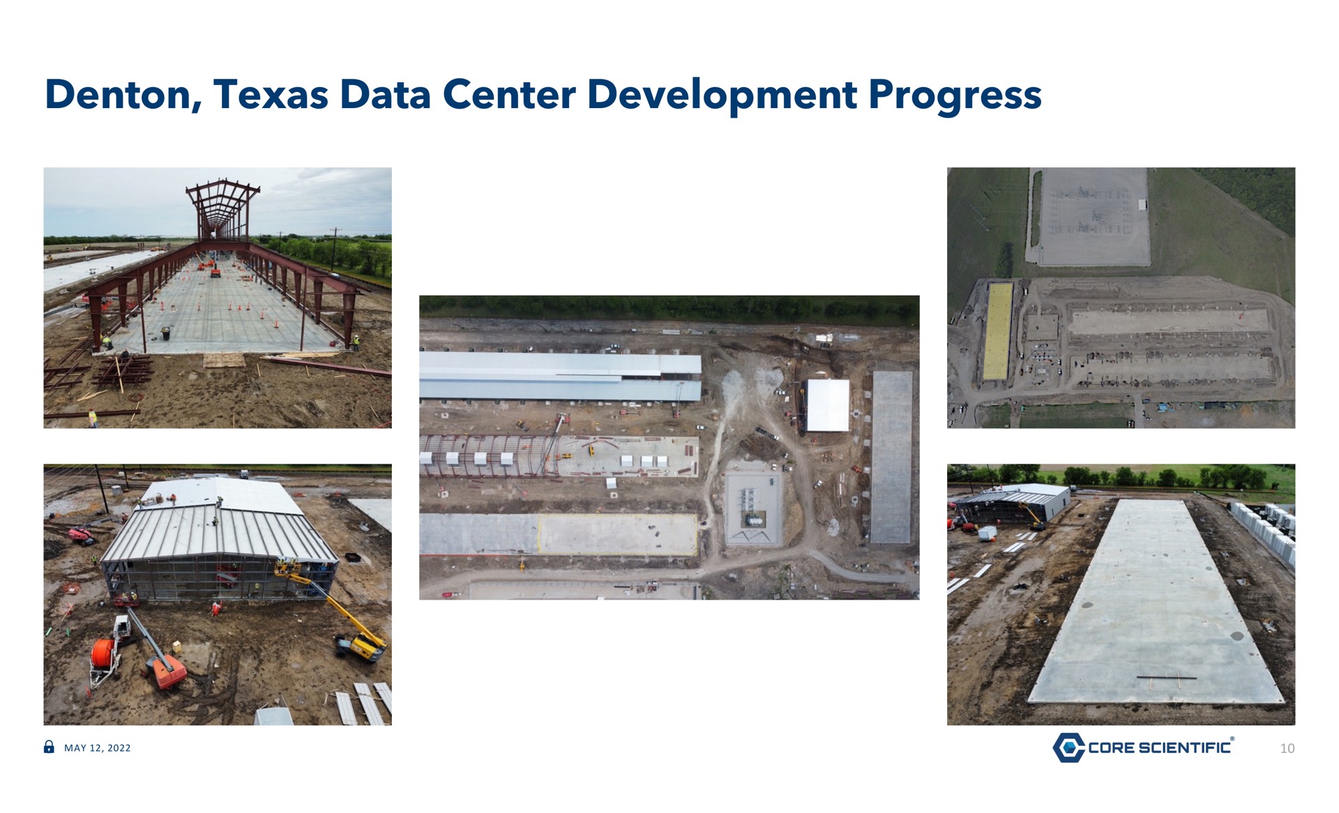 data center development progress | Core Scientific