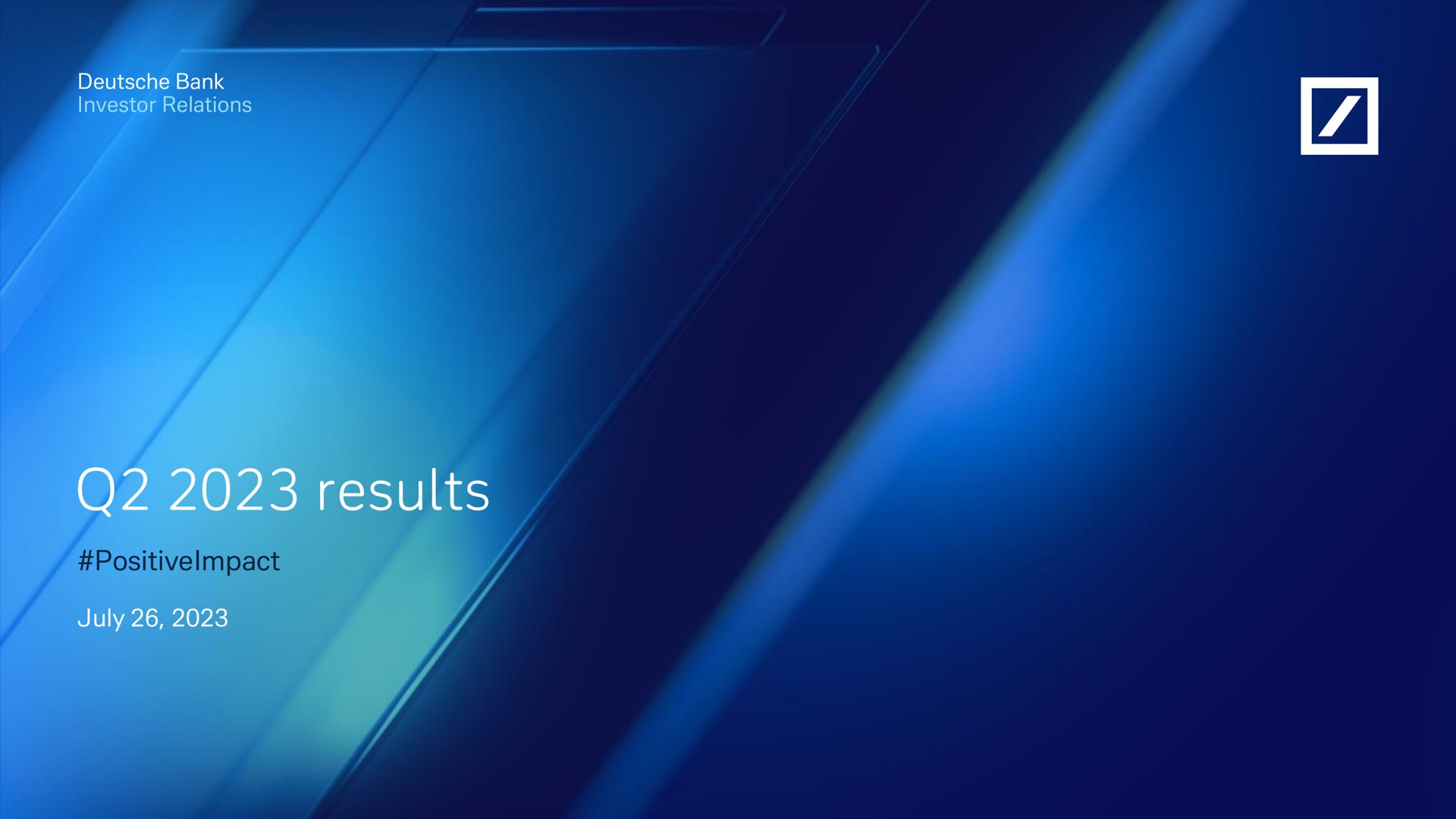 results | Deutsche Bank