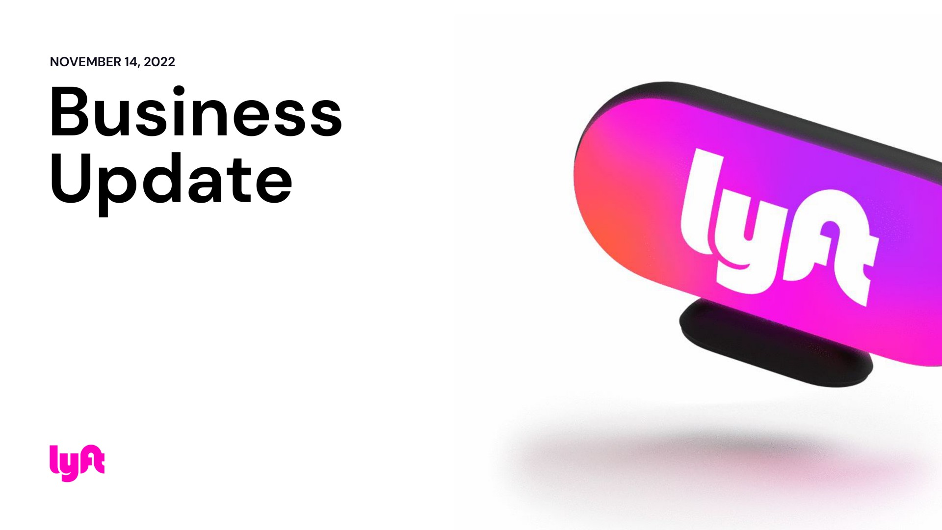 business update | Lyft