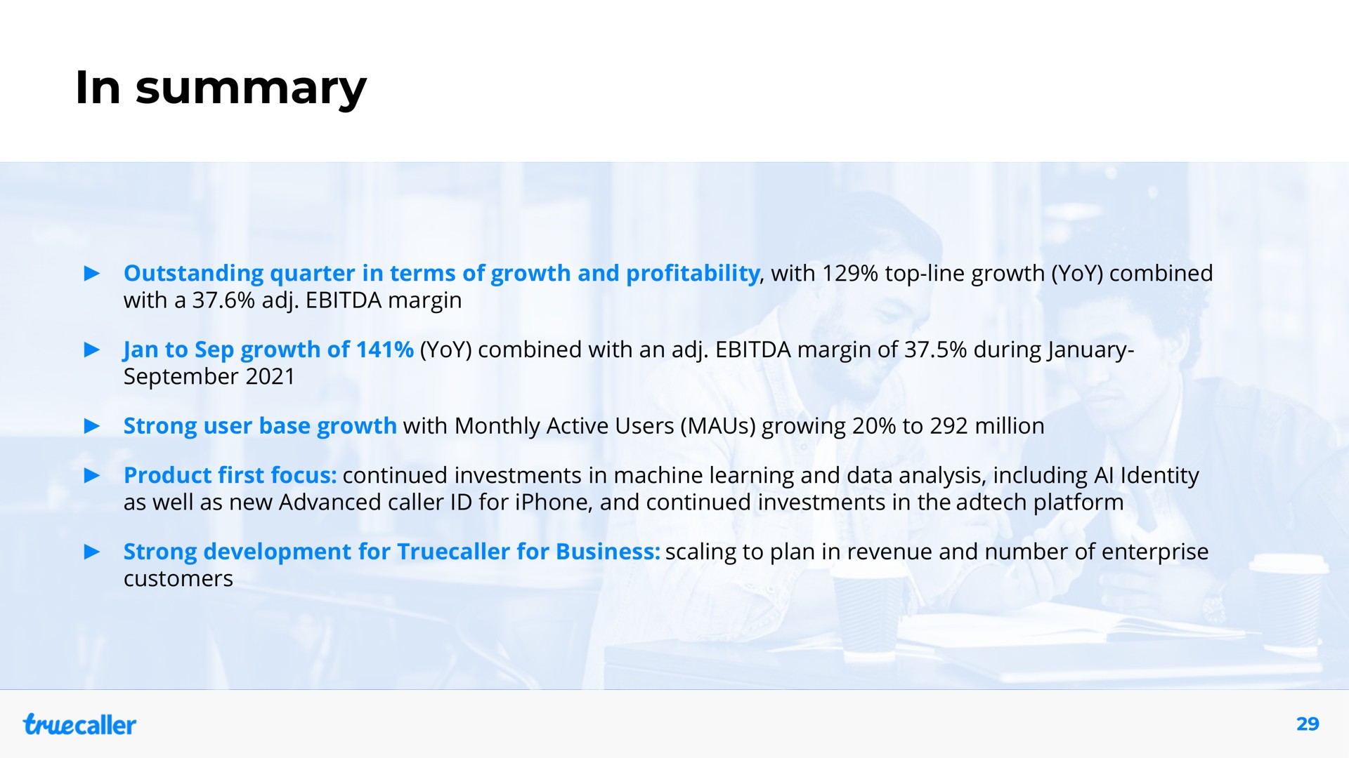 in summary | Truecaller