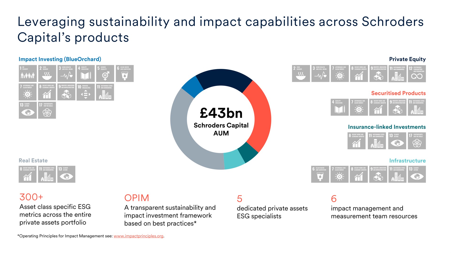 leveraging and impact capabilities across capital products arba nam name | Schroders