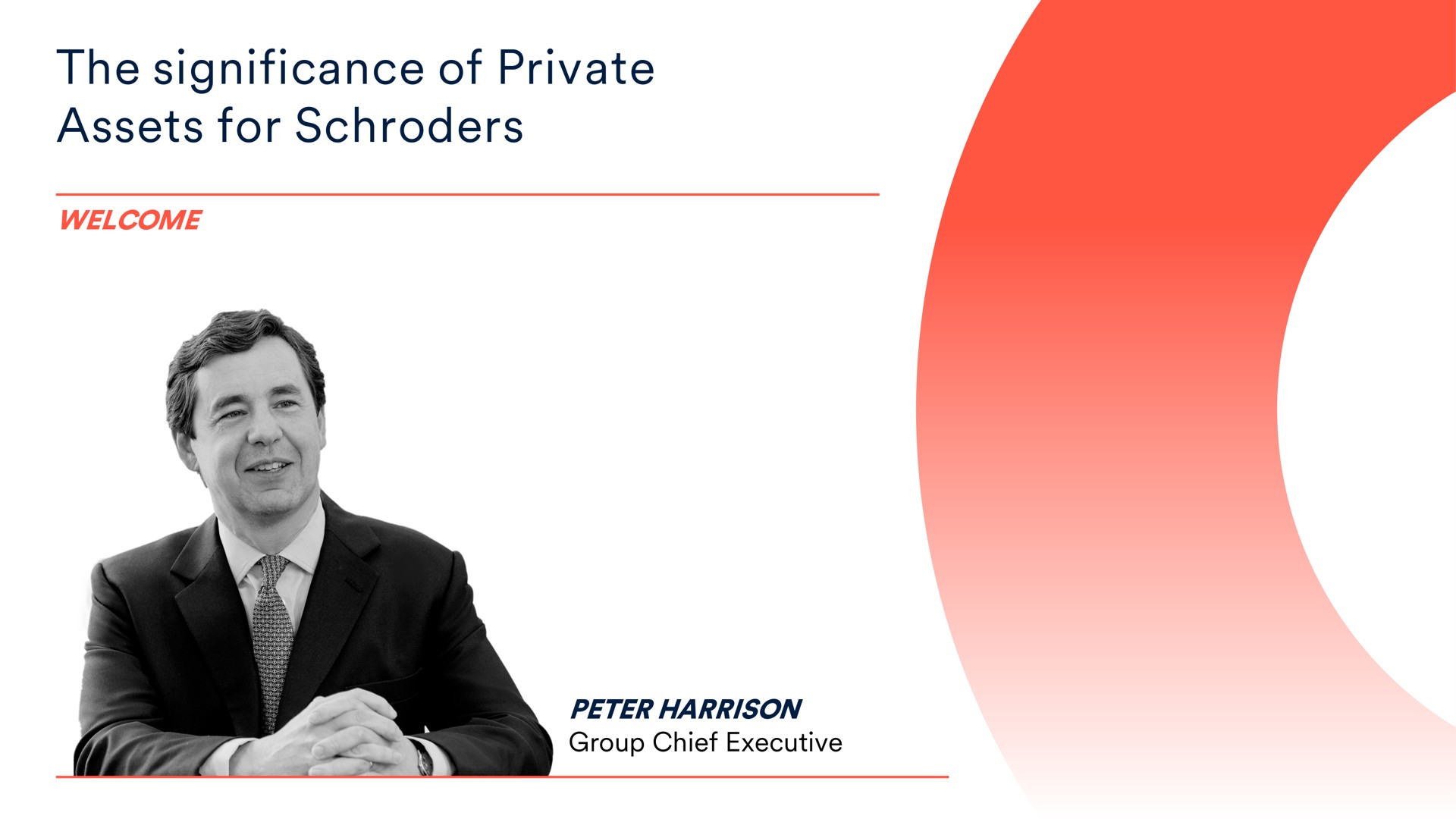 the significance of private assets for | Schroders