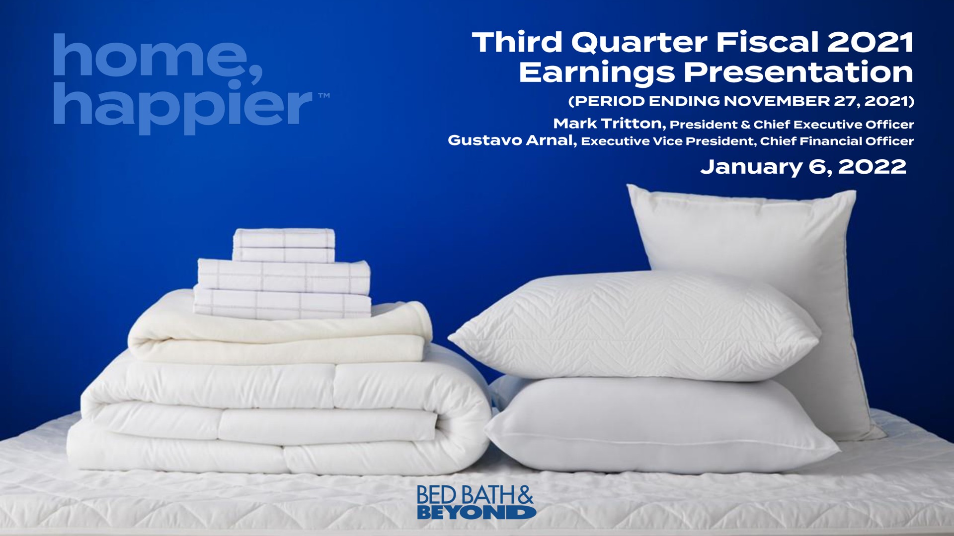 third quarter fiscal earnings presentation bed bath | Bed Bath & Beyond