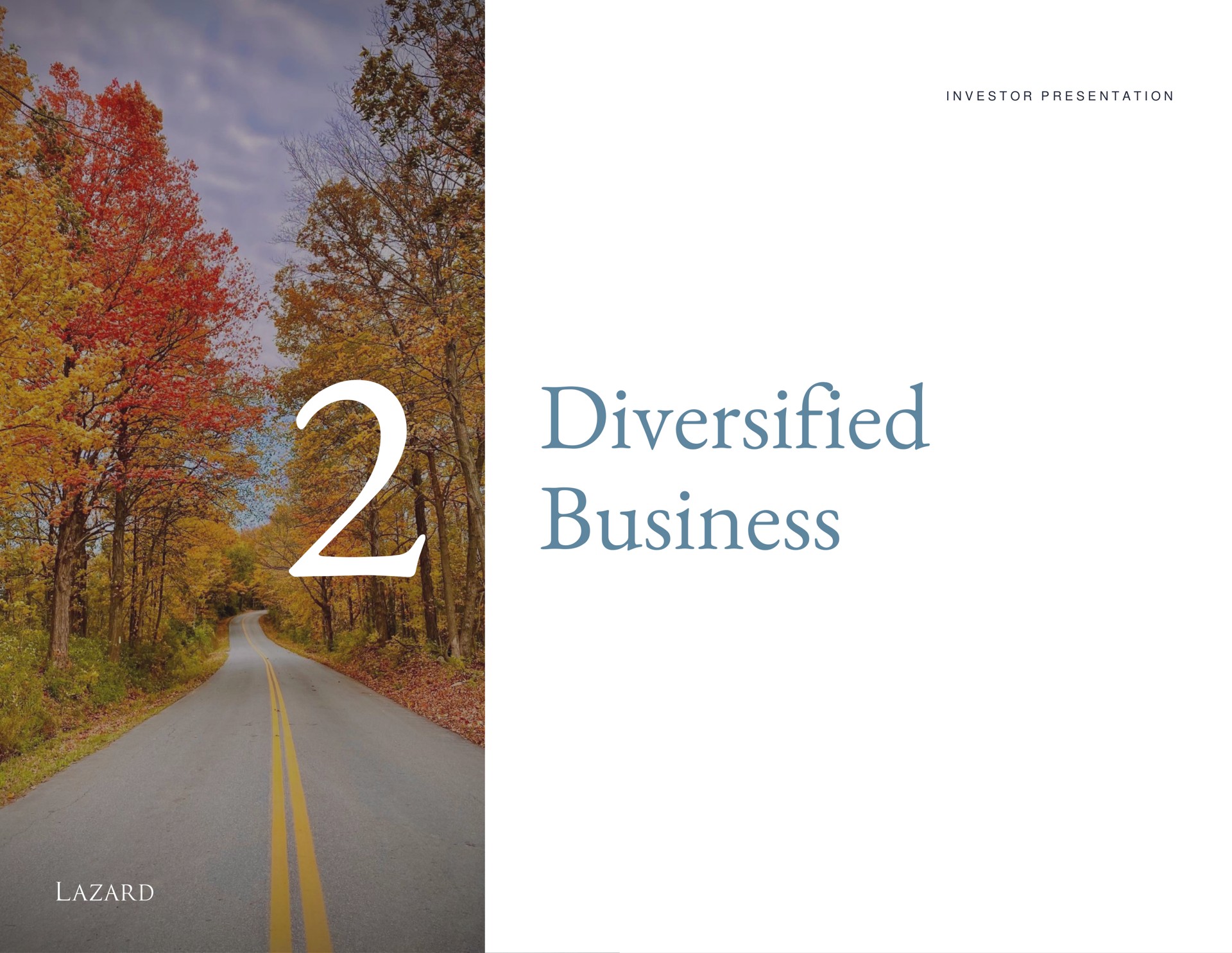 diversified business | Lazard