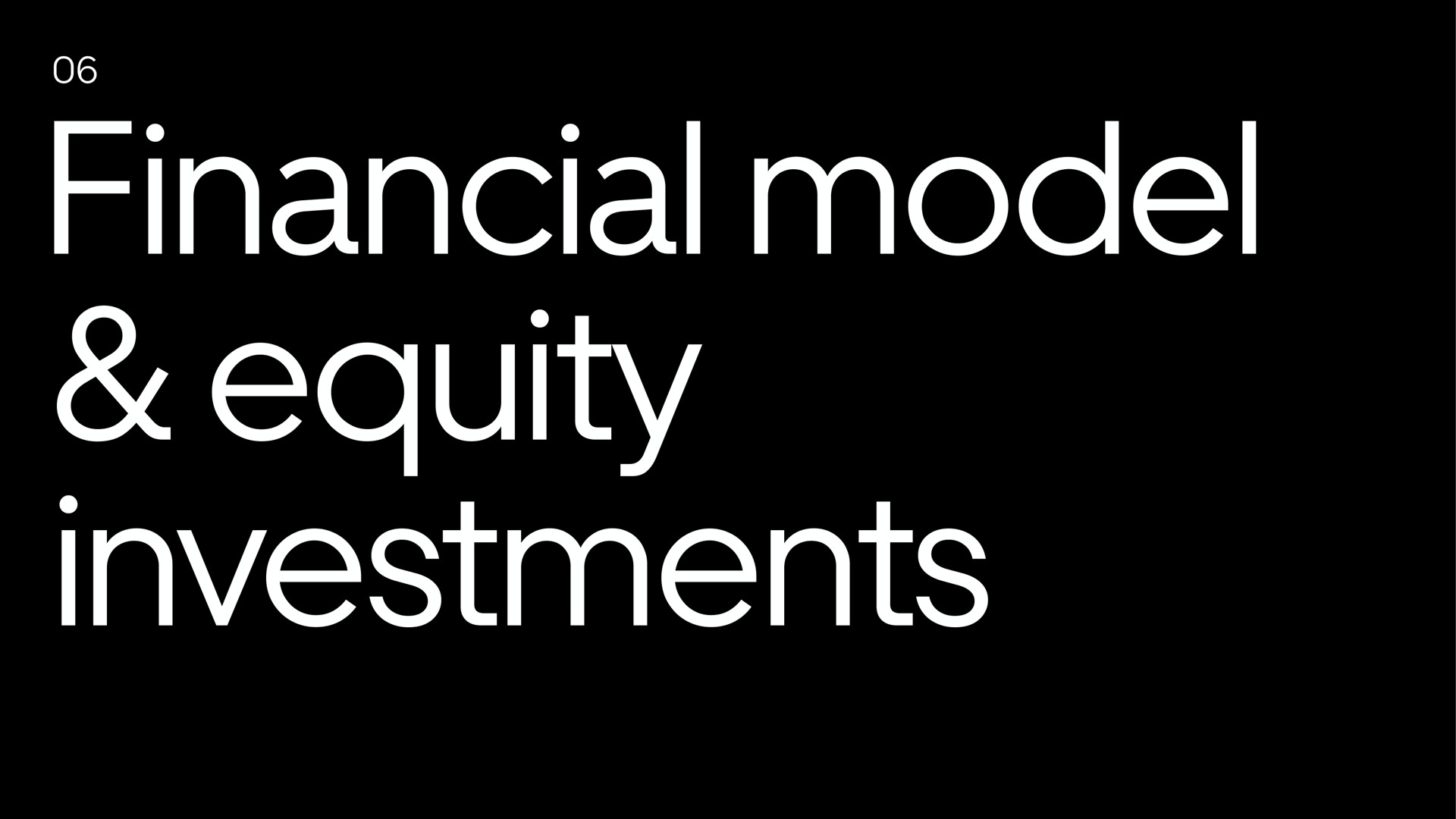 financial model equity investments | Uber