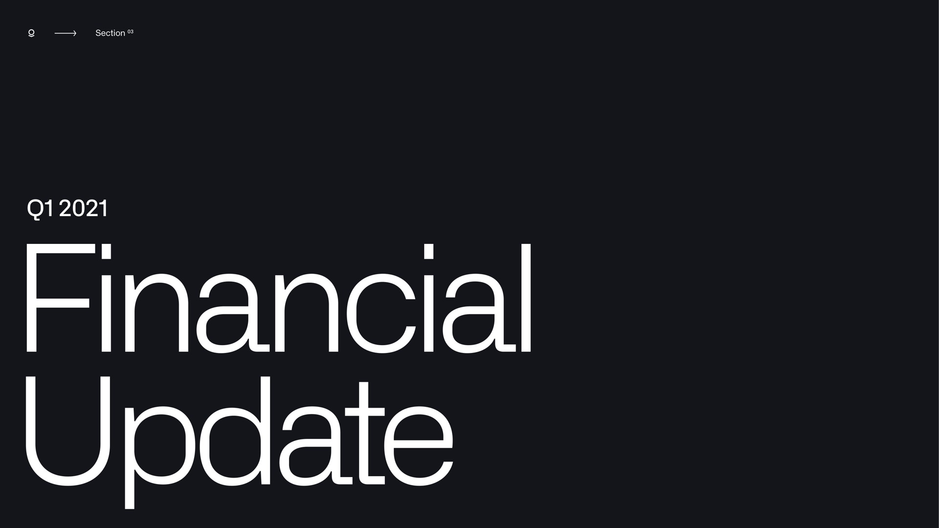 financial update | Palantir