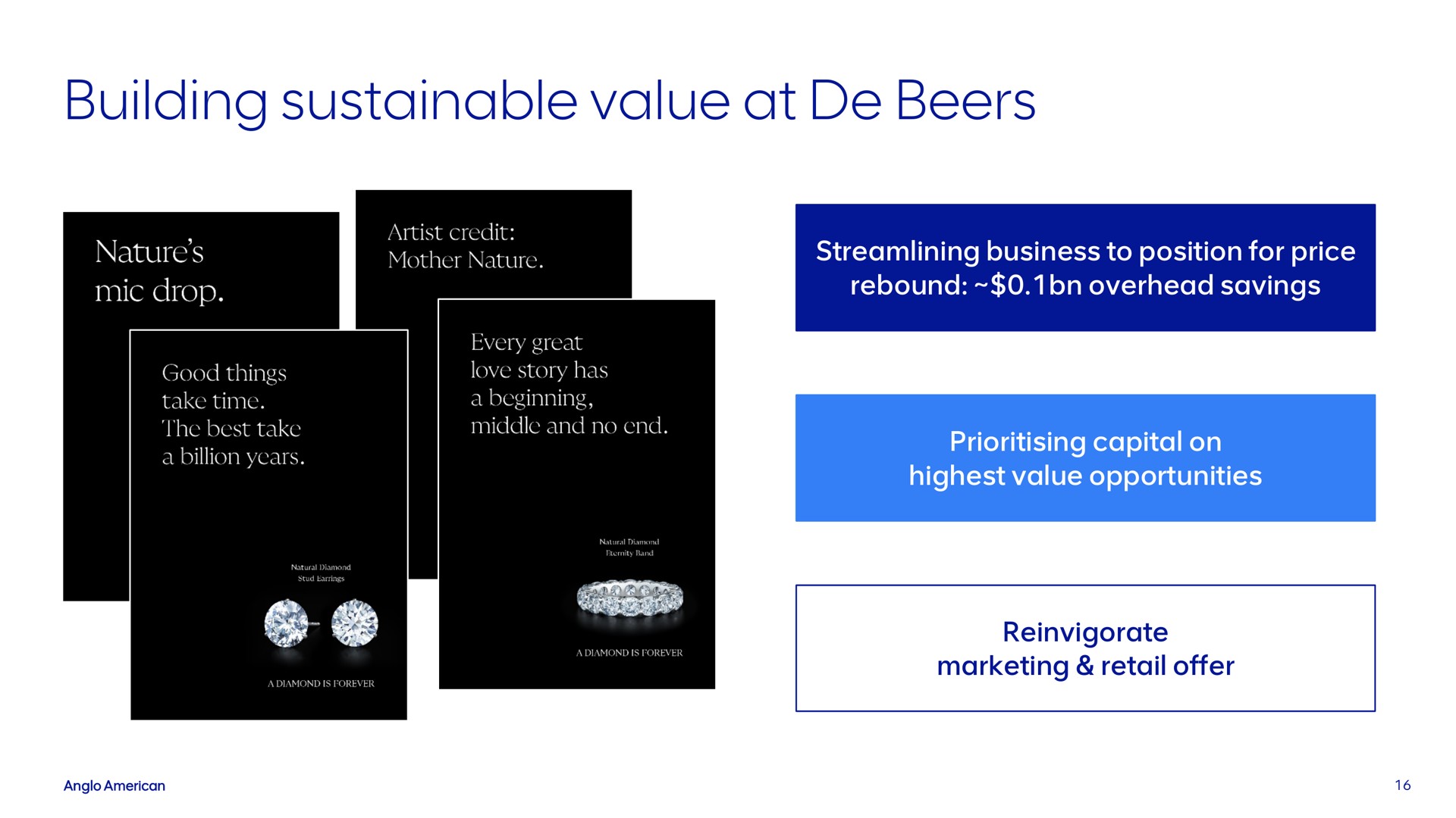building sustainable value at beers | AngloAmerican
