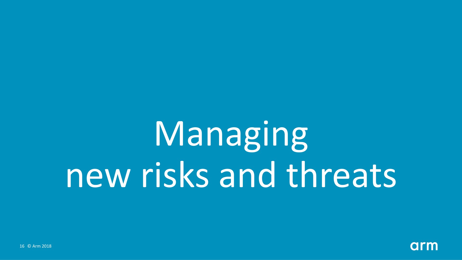 managing new risks and threats | SoftBank
