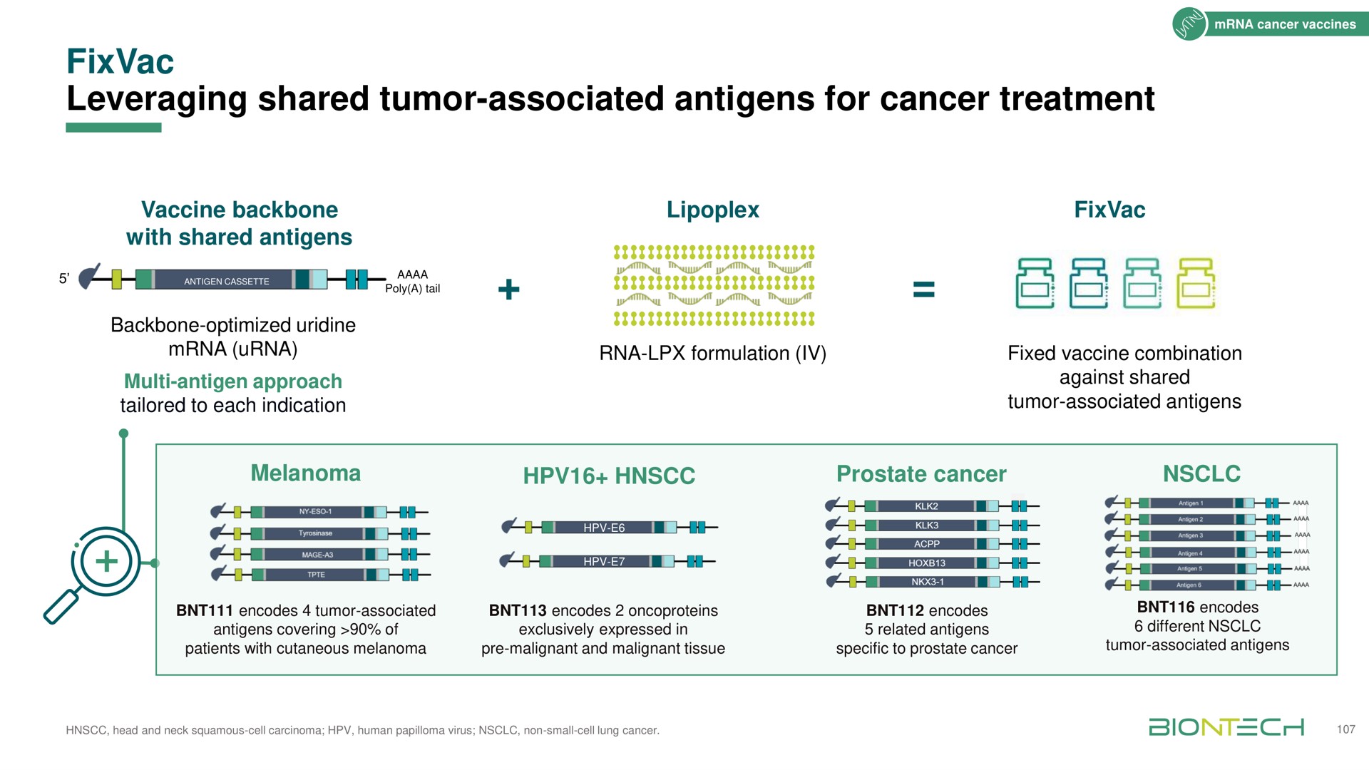 leveraging shared tumor associated antigens for cancer treatment | BioNTech
