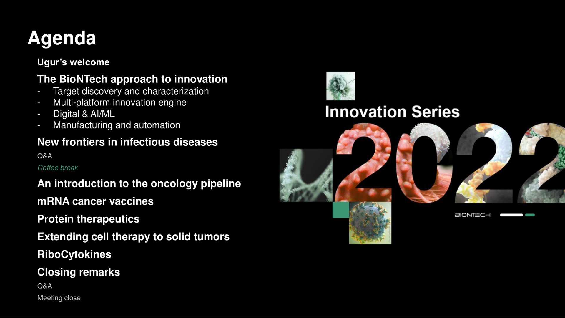 agenda innovation series | BioNTech