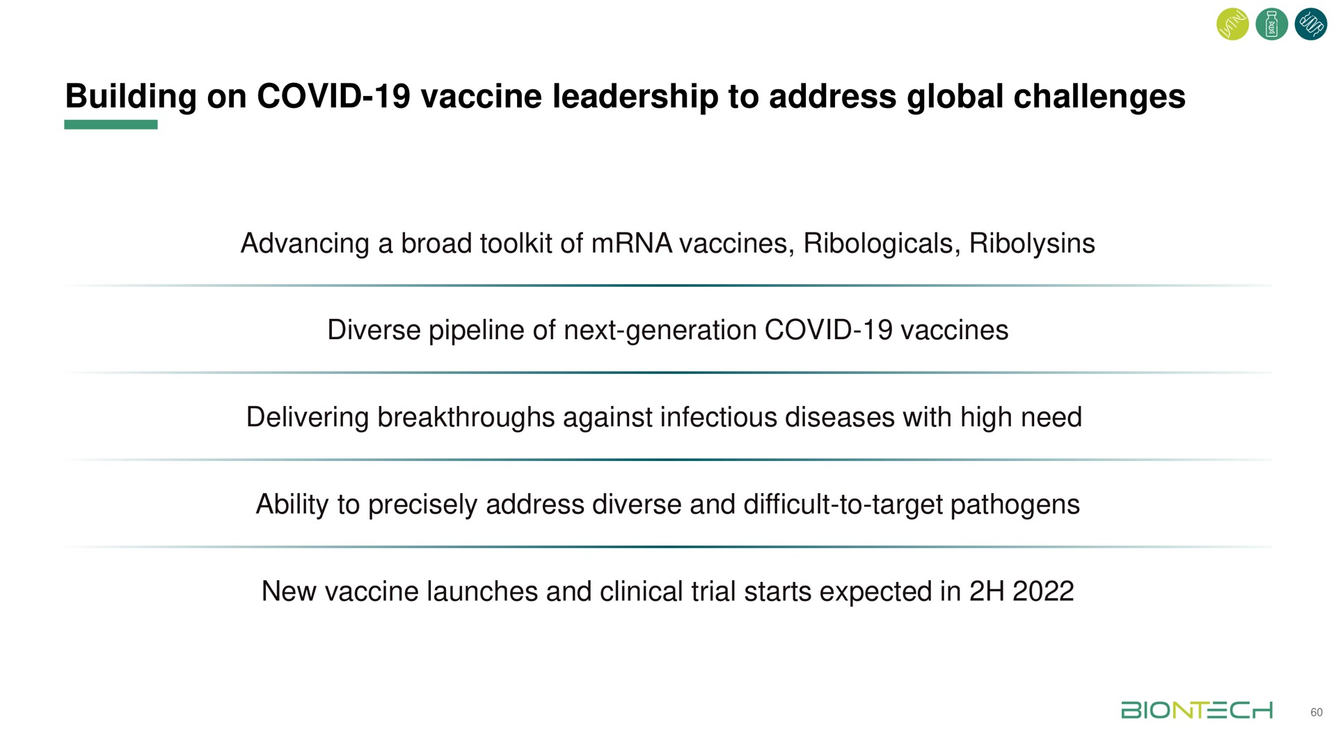 building on covid vaccine leadership to address global challenges | BioNTech