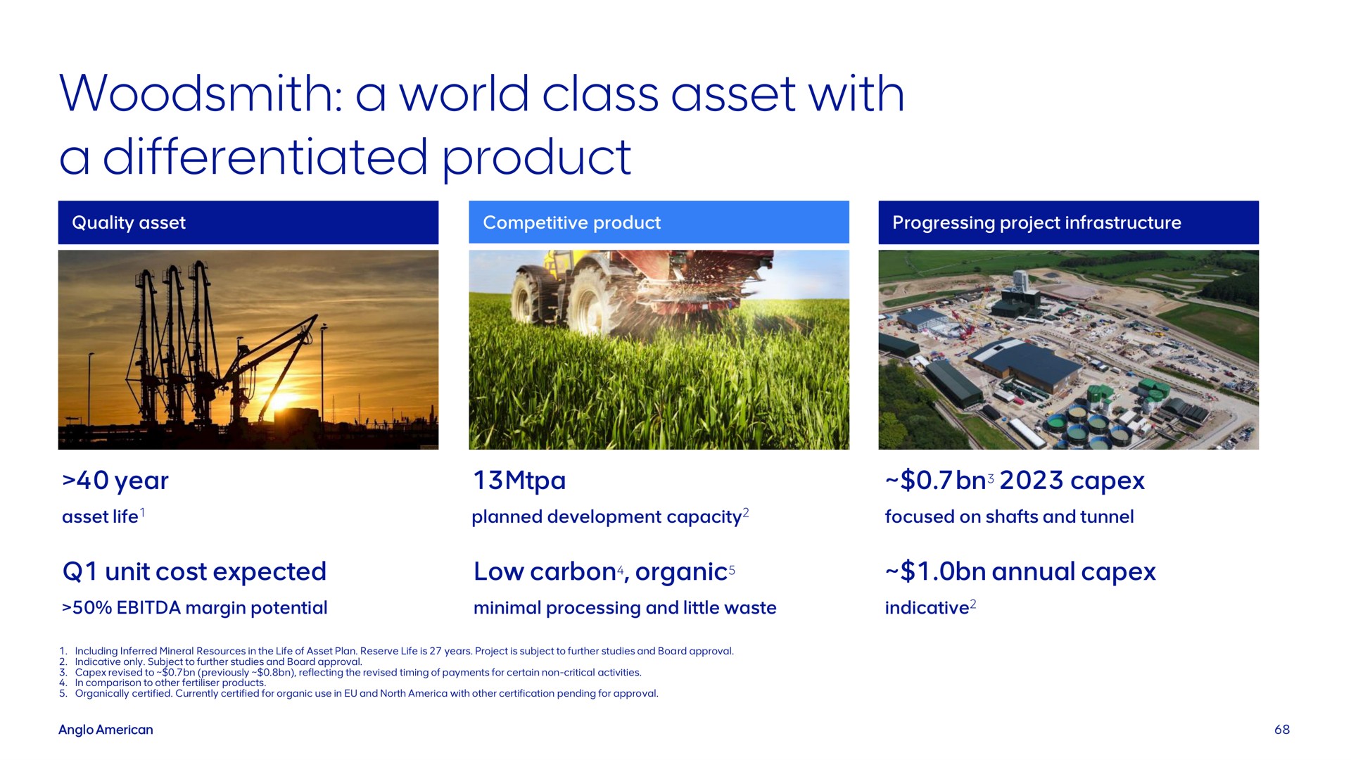 a world class asset with a differentiated product | AngloAmerican