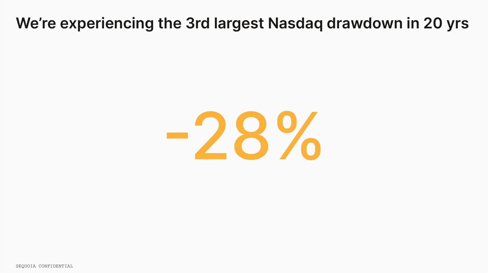 we experiencing the drawdown in yrs | Sequoia Capital