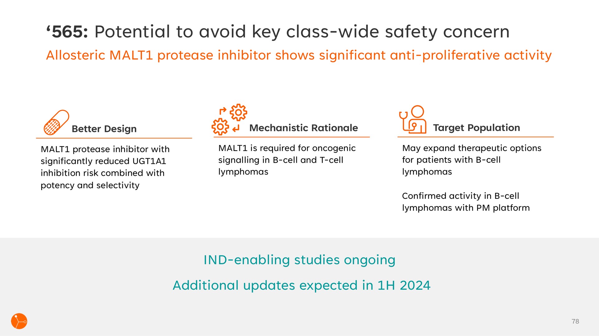 potential to avoid key class wide safety concern | Exscientia