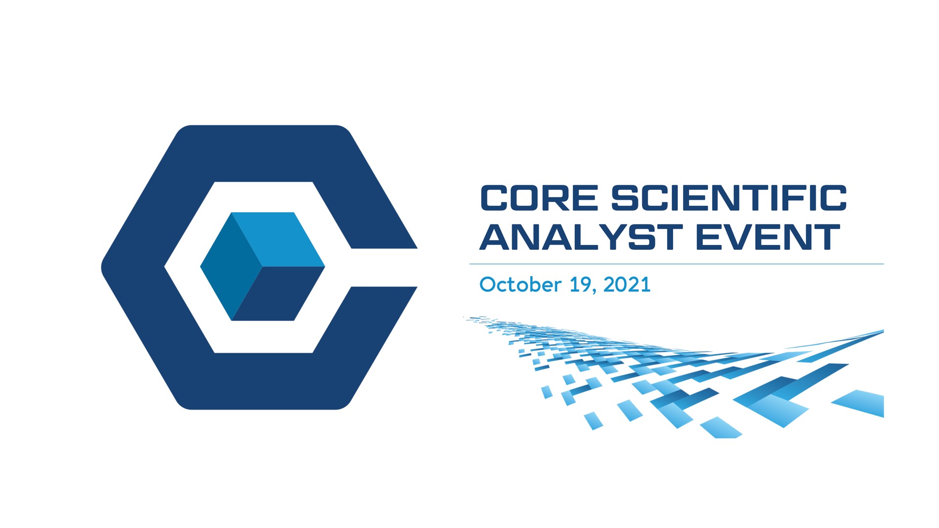 core scientific analyst event a | Core Scientific