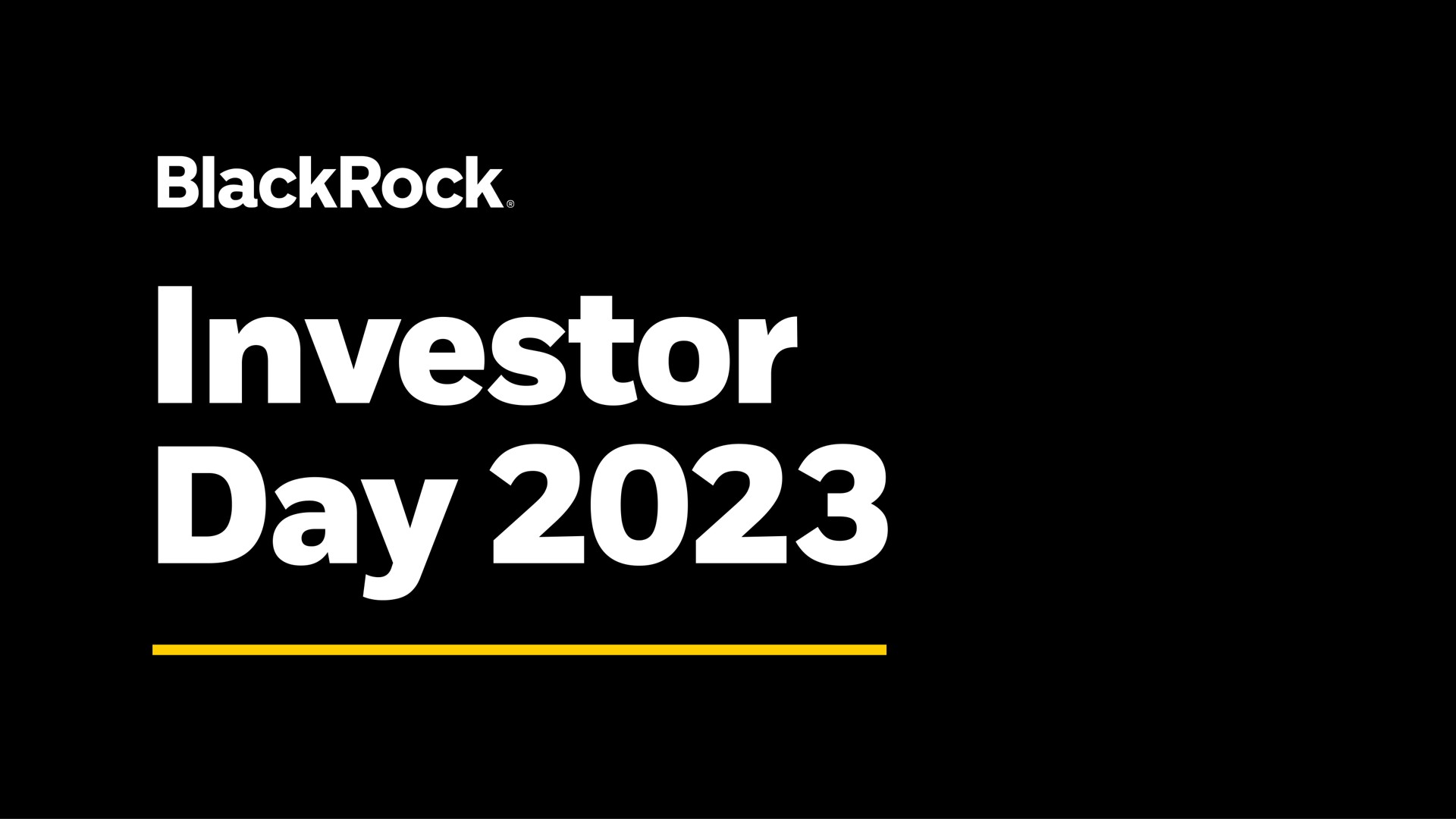 investor day presentation blackrock