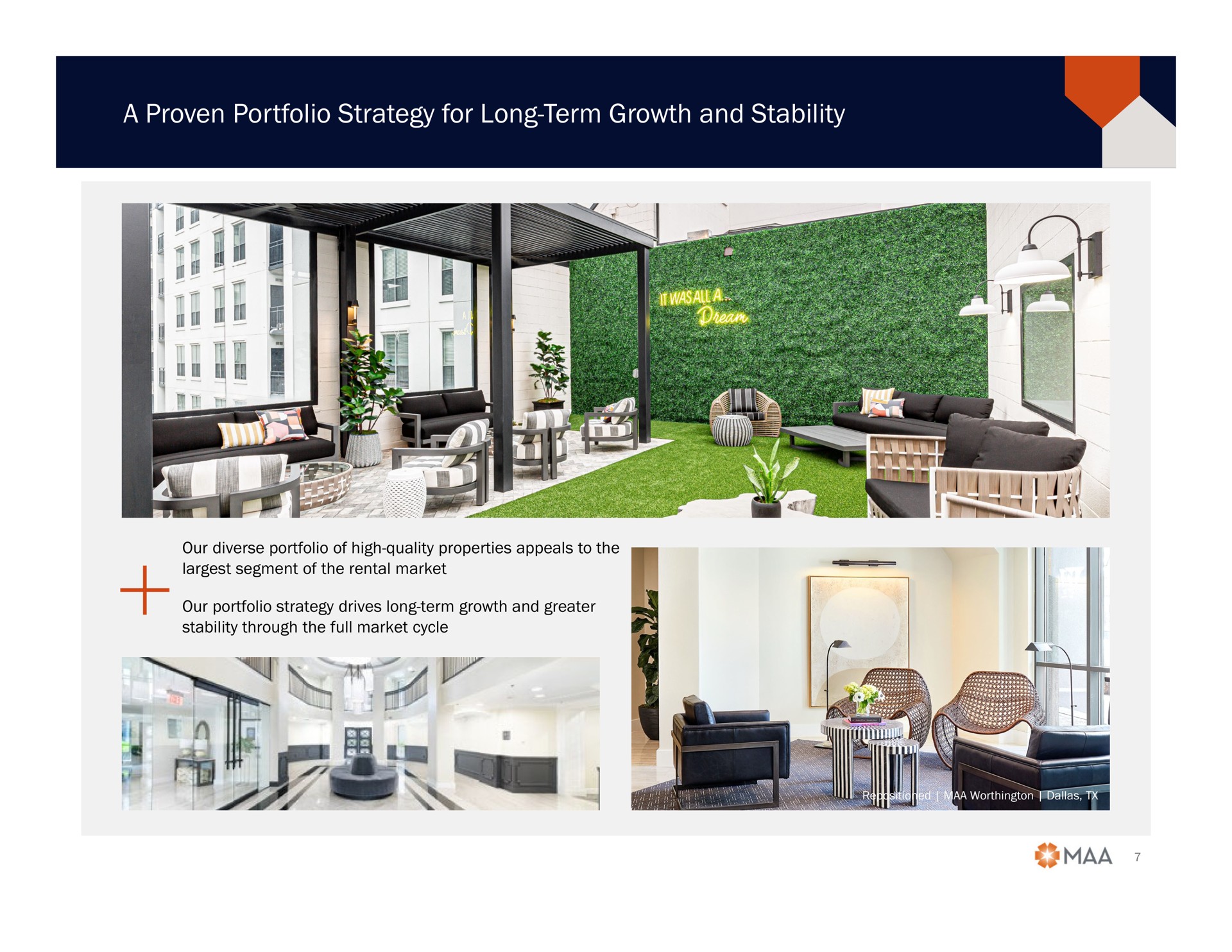 a proven portfolio strategy for long term growth and stability | Mid-America Apartment Communities