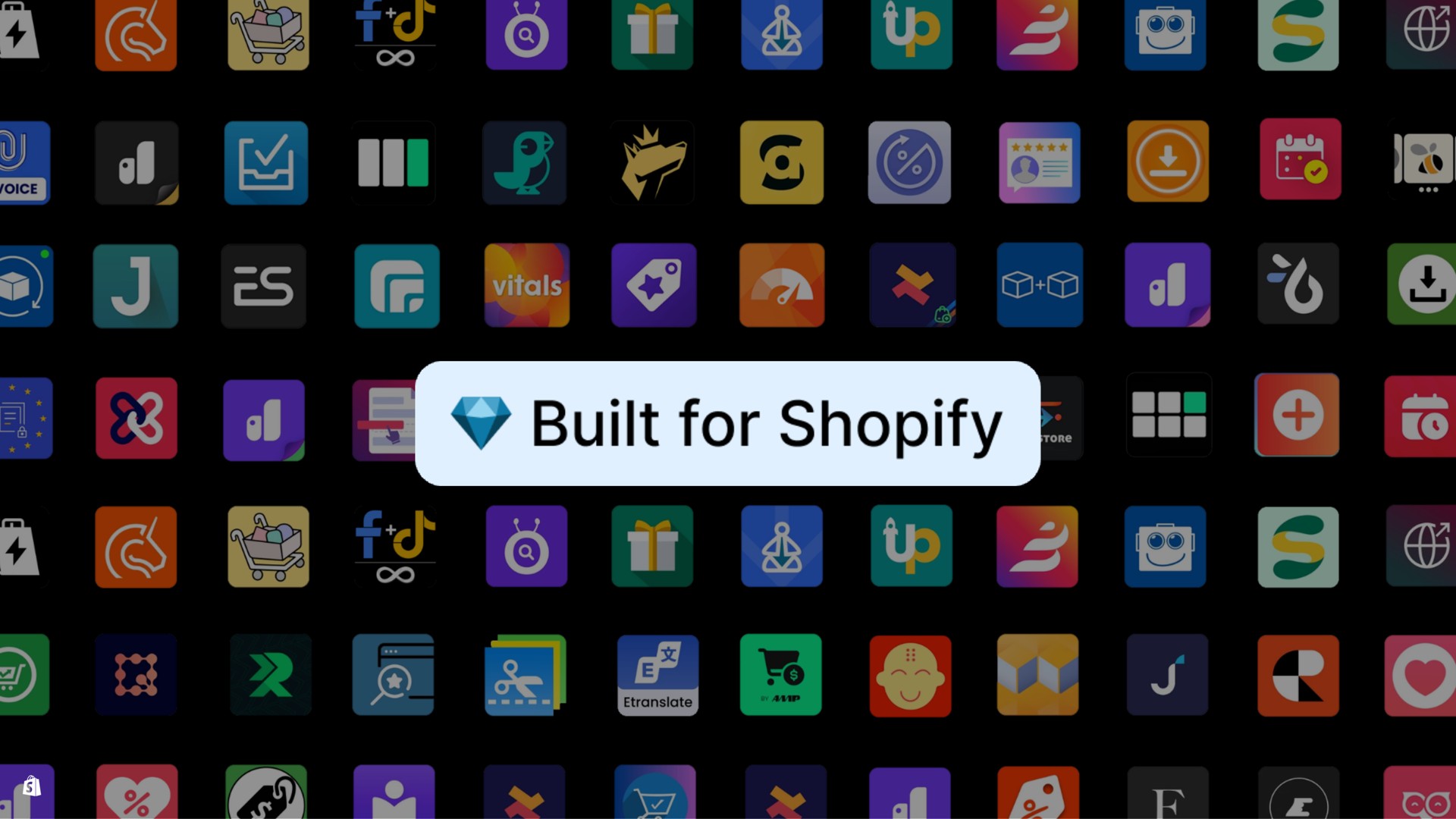 or built for | Shopify