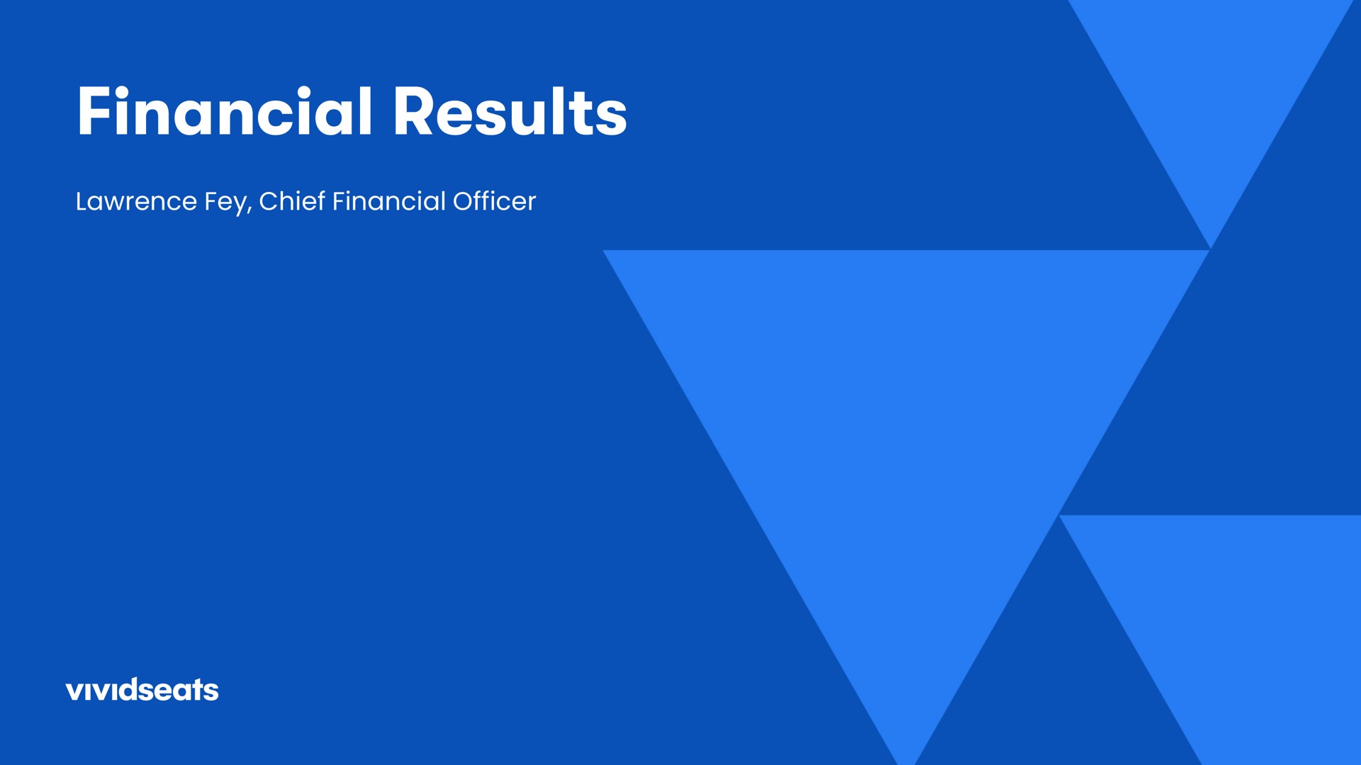 financial results | Vivid Seats