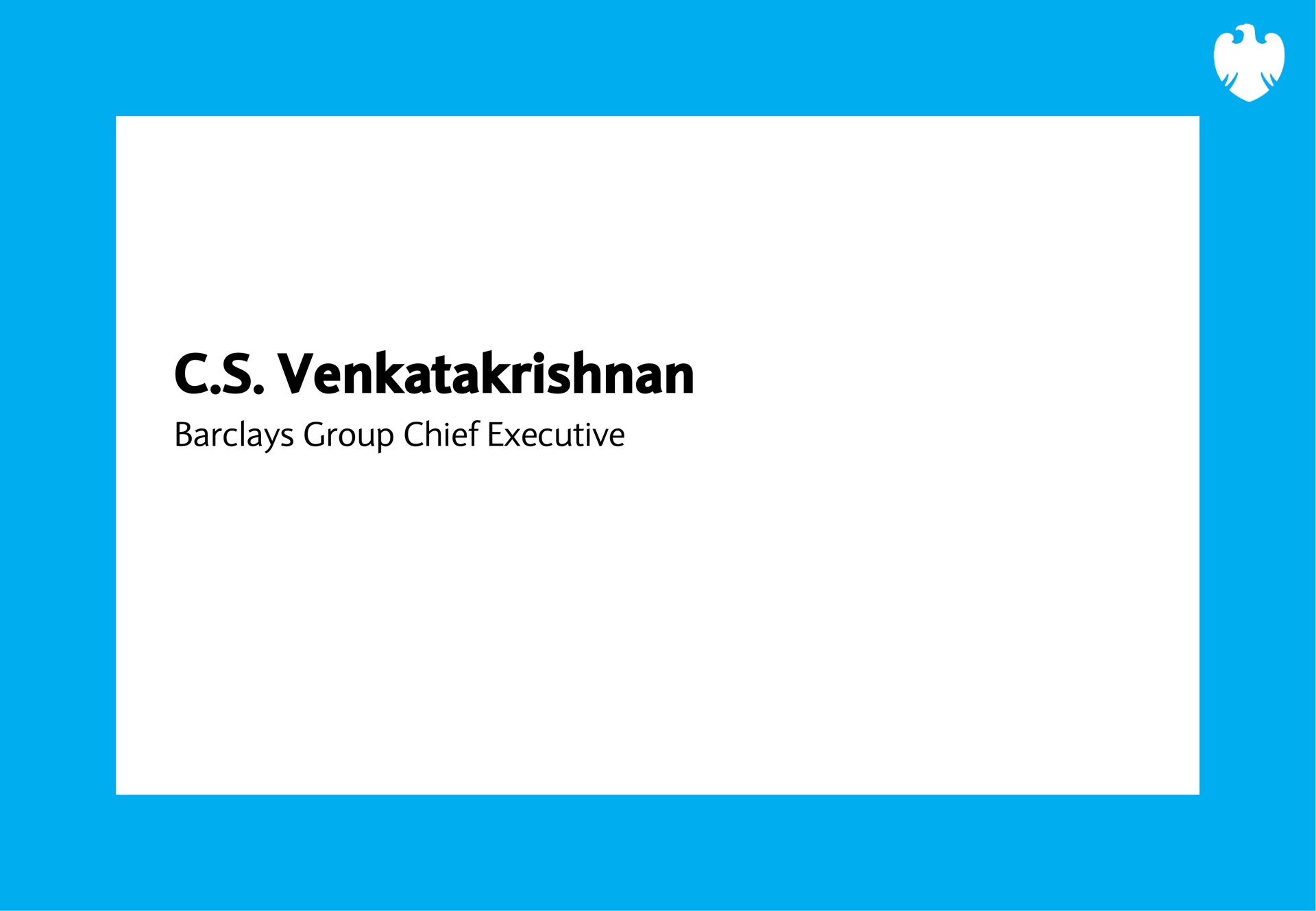 group chief executive | Barclays