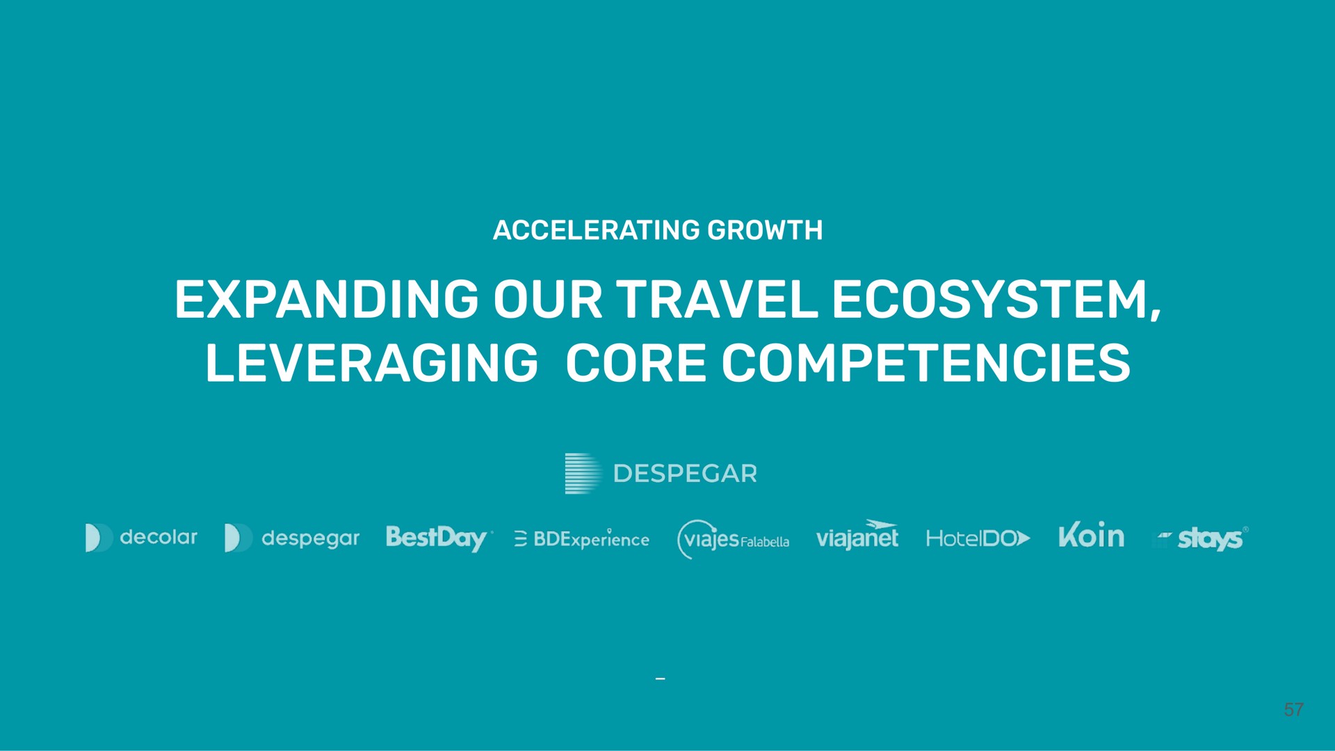 accelerating growth expanding our travel ecosystem leveraging core competencies | Despegar