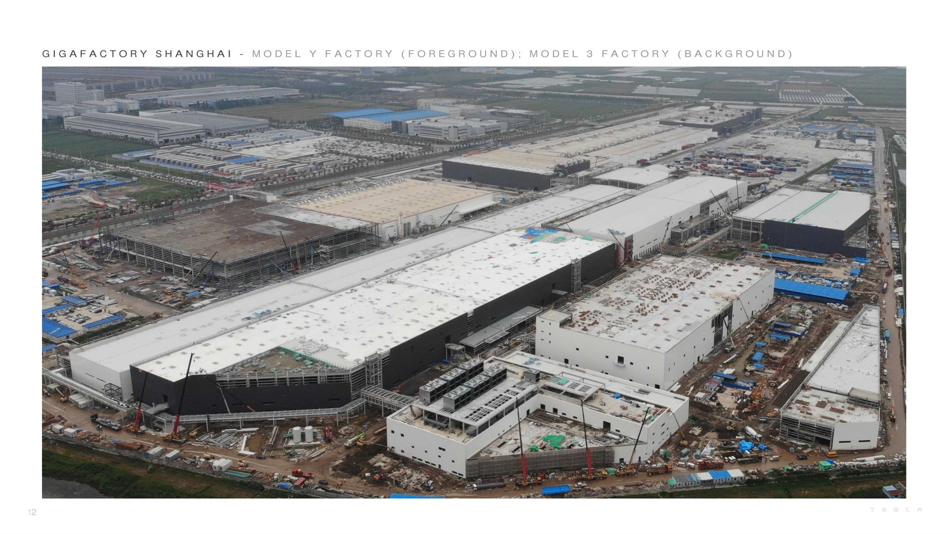 i a a a a i a a a shanghai model factory foreground model factory background | Tesla
