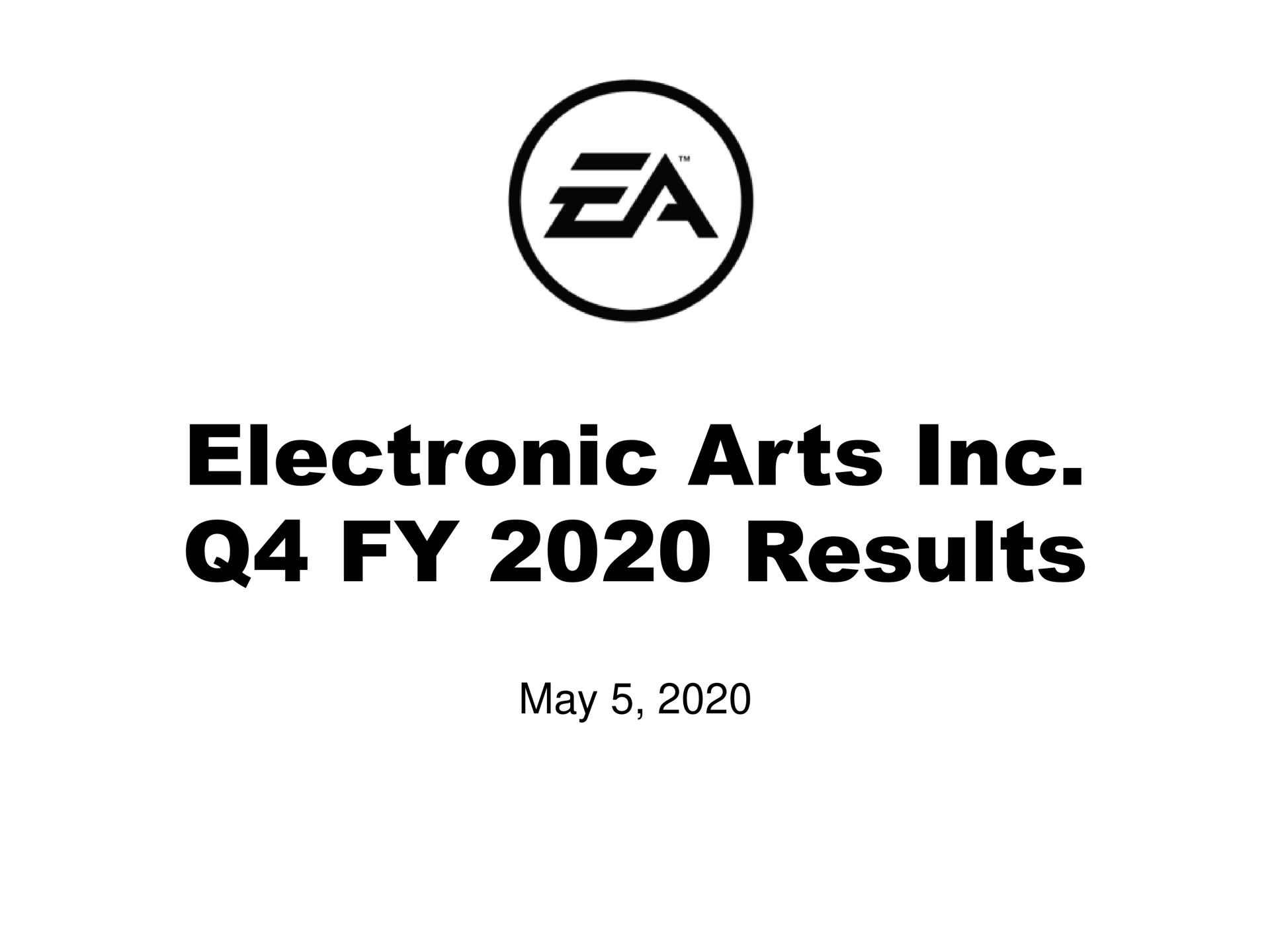electronic arts results may | Electronic Arts