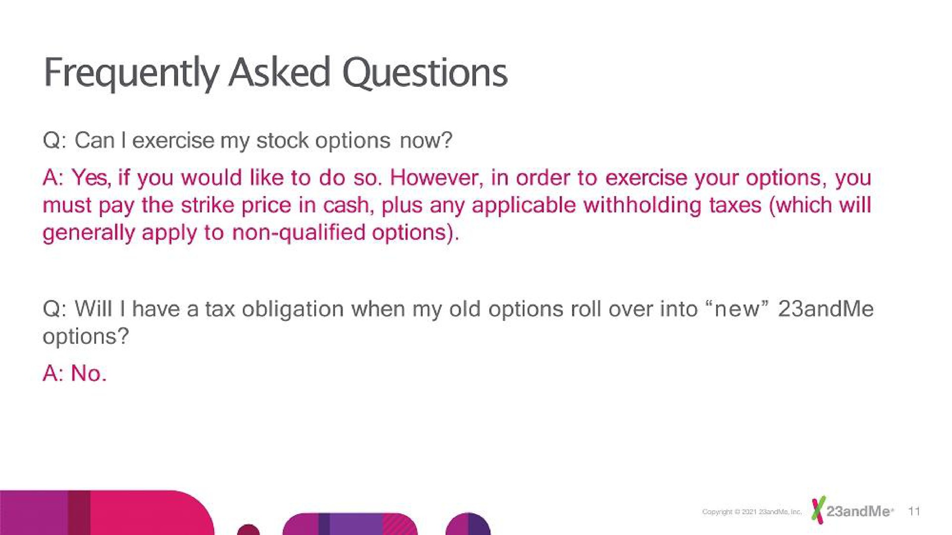 frequently asked questions | 23andMe