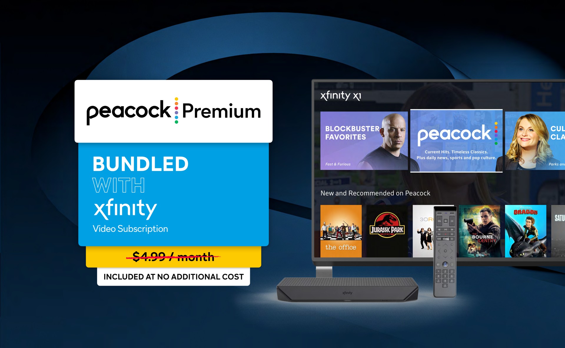 bundled with peacock premium | Comcast