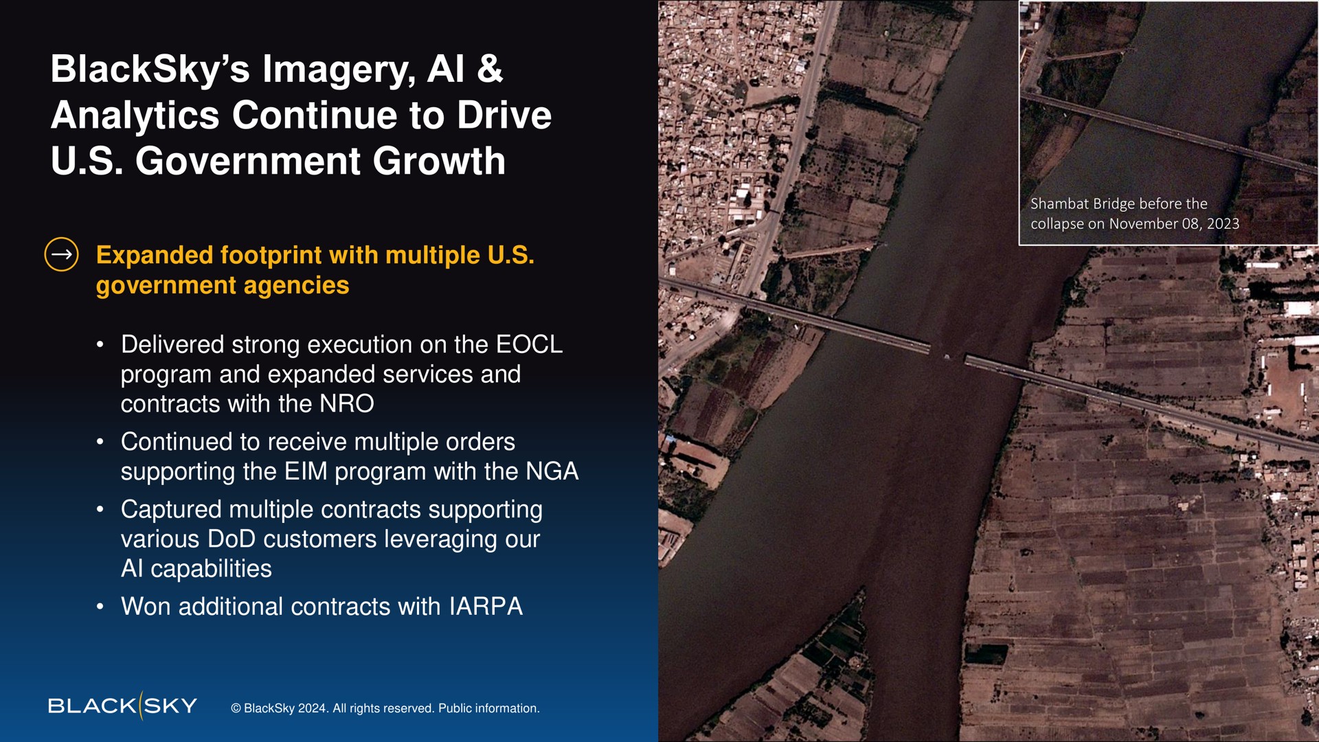 imagery analytics continue to drive government growth | BlackSky